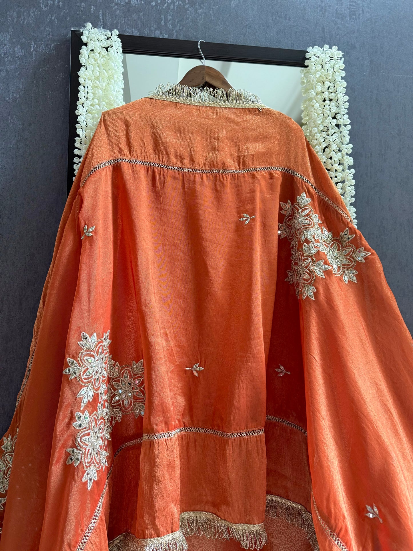 Luxurious brocade benarsi Mirror suit