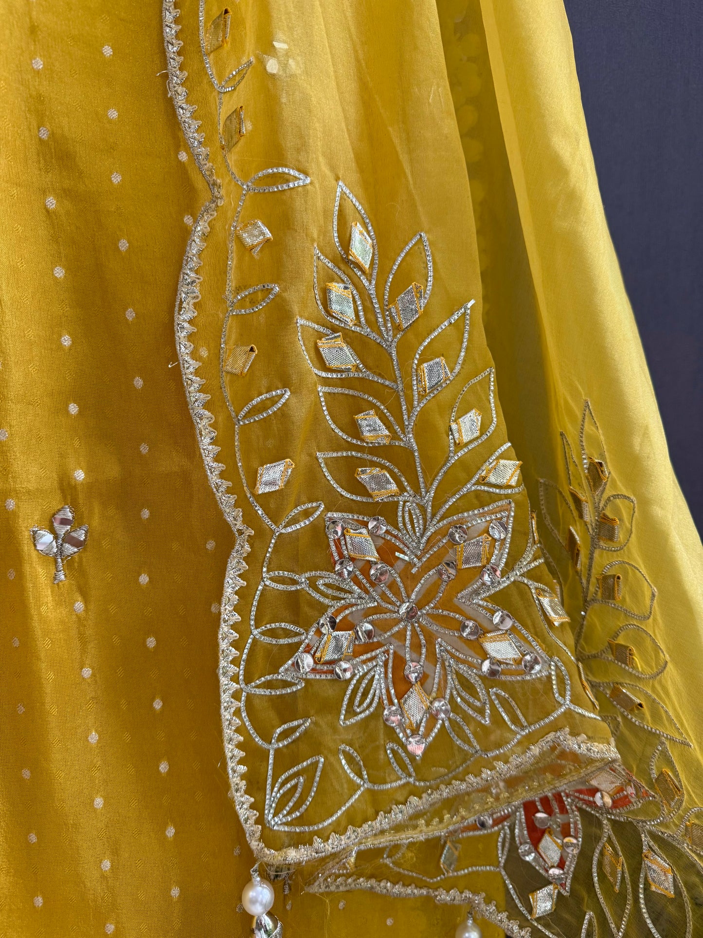 Premium Gotapatti Benarsi Tissue silk suit