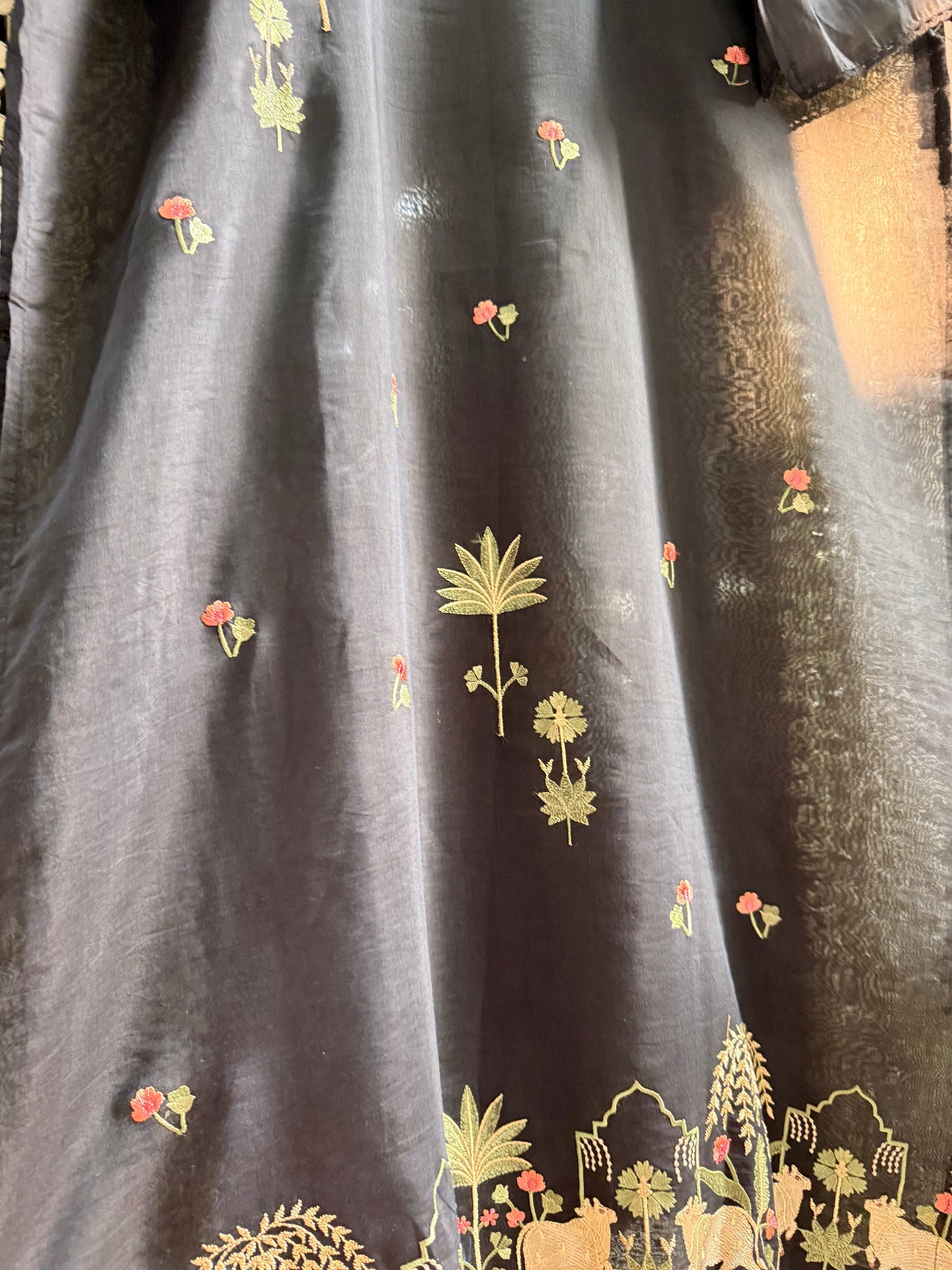 Luxurious Mul chanderi pichwai suit