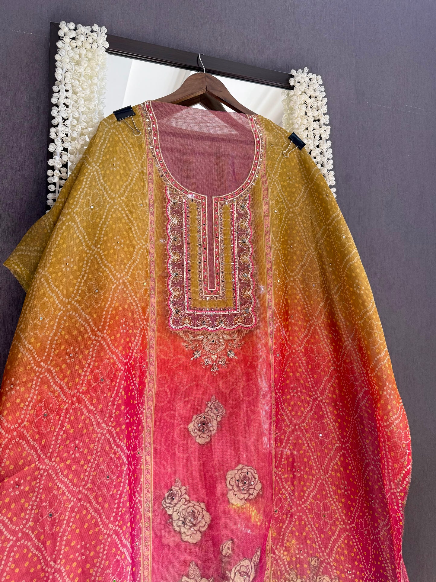 Premium Burberry silk handwork suit