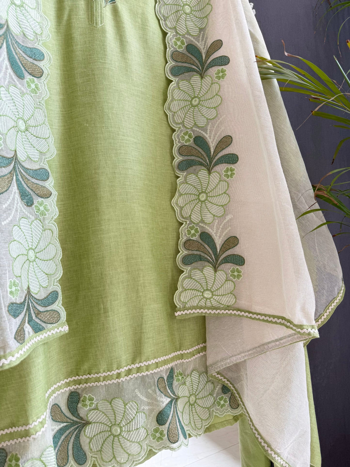 Premium Linen floral suit