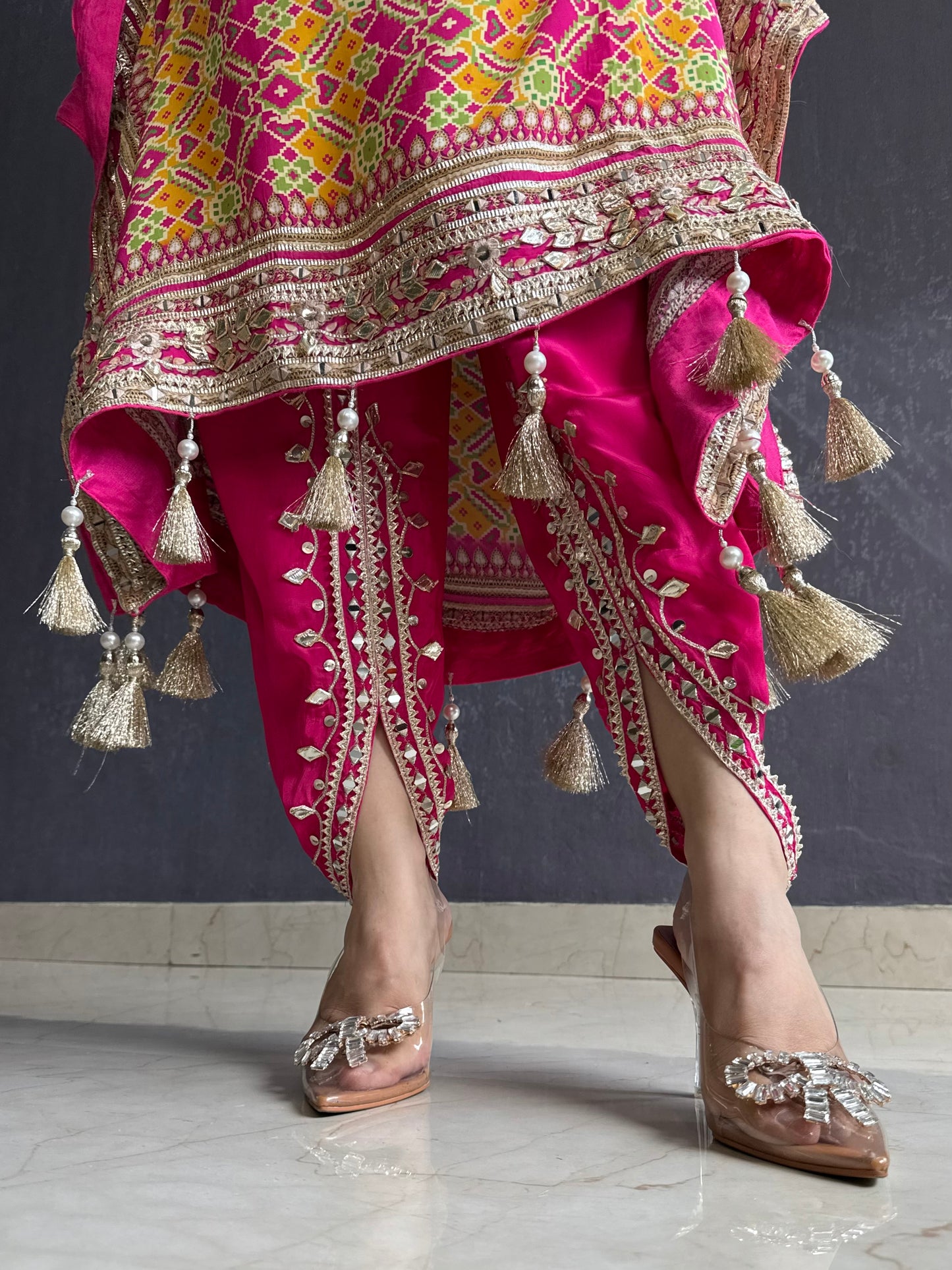Luxurious patola kaftan set