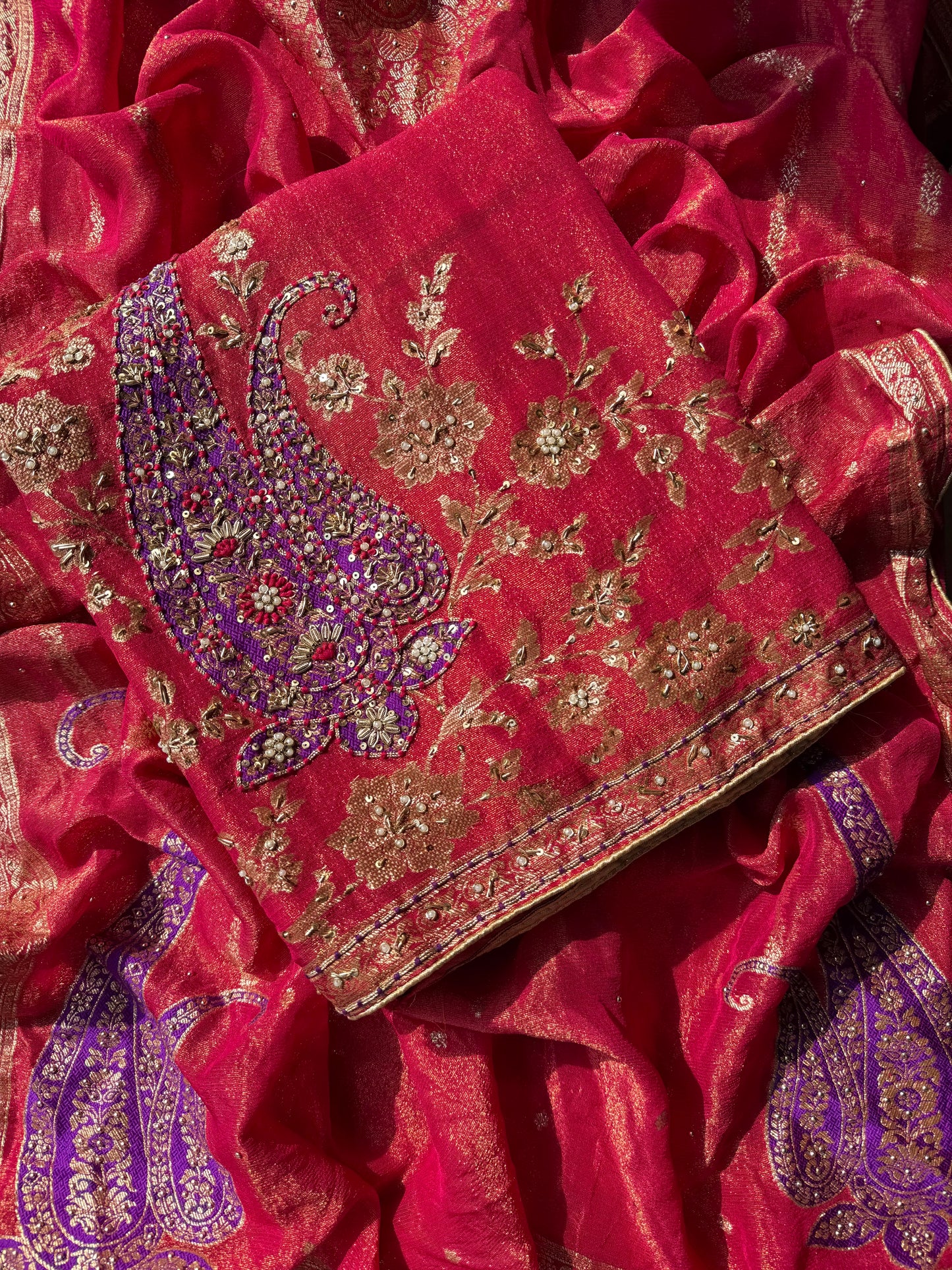 Benarsi zardozi suit
