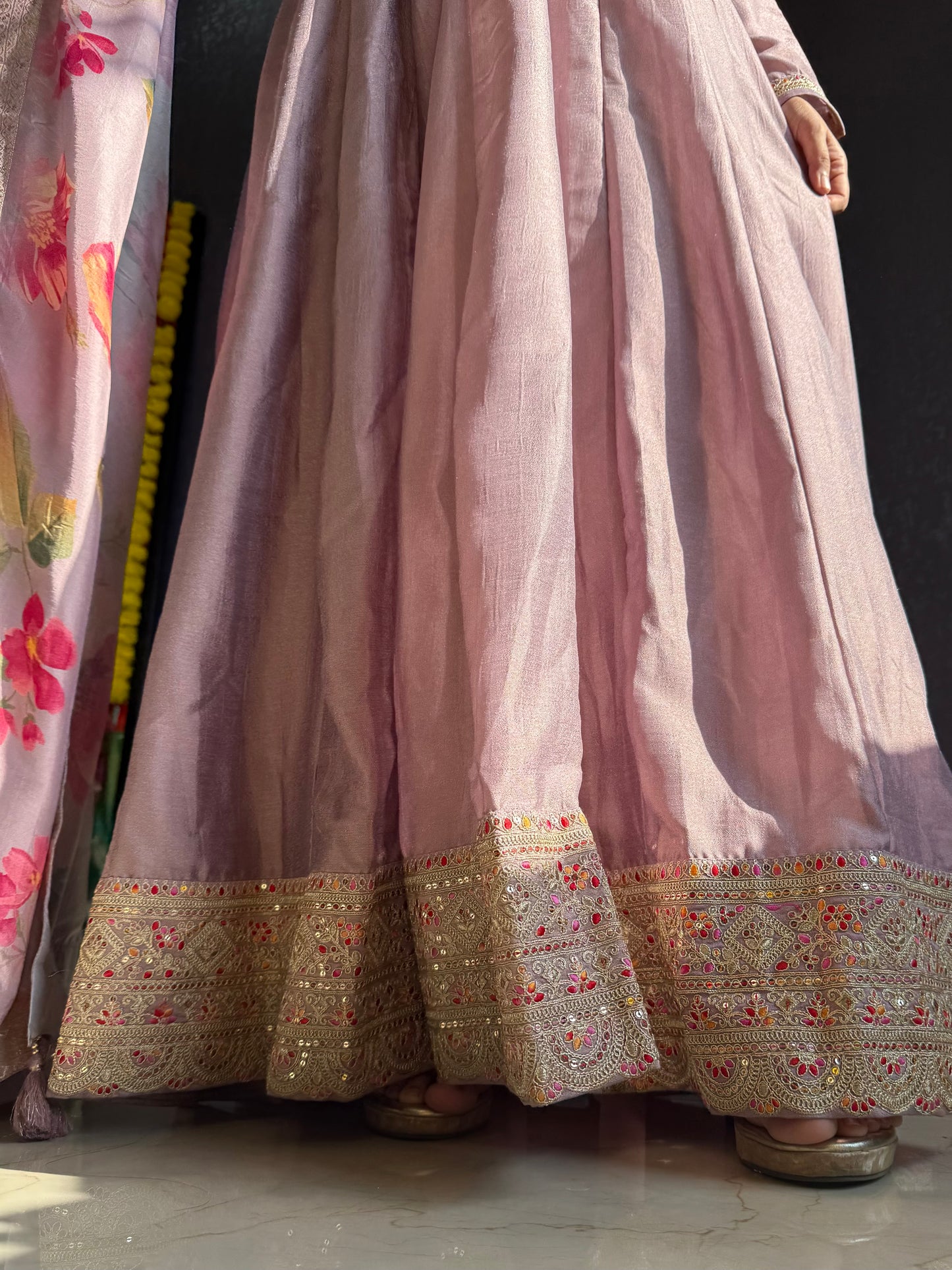 kalidaar designer Anarkali set