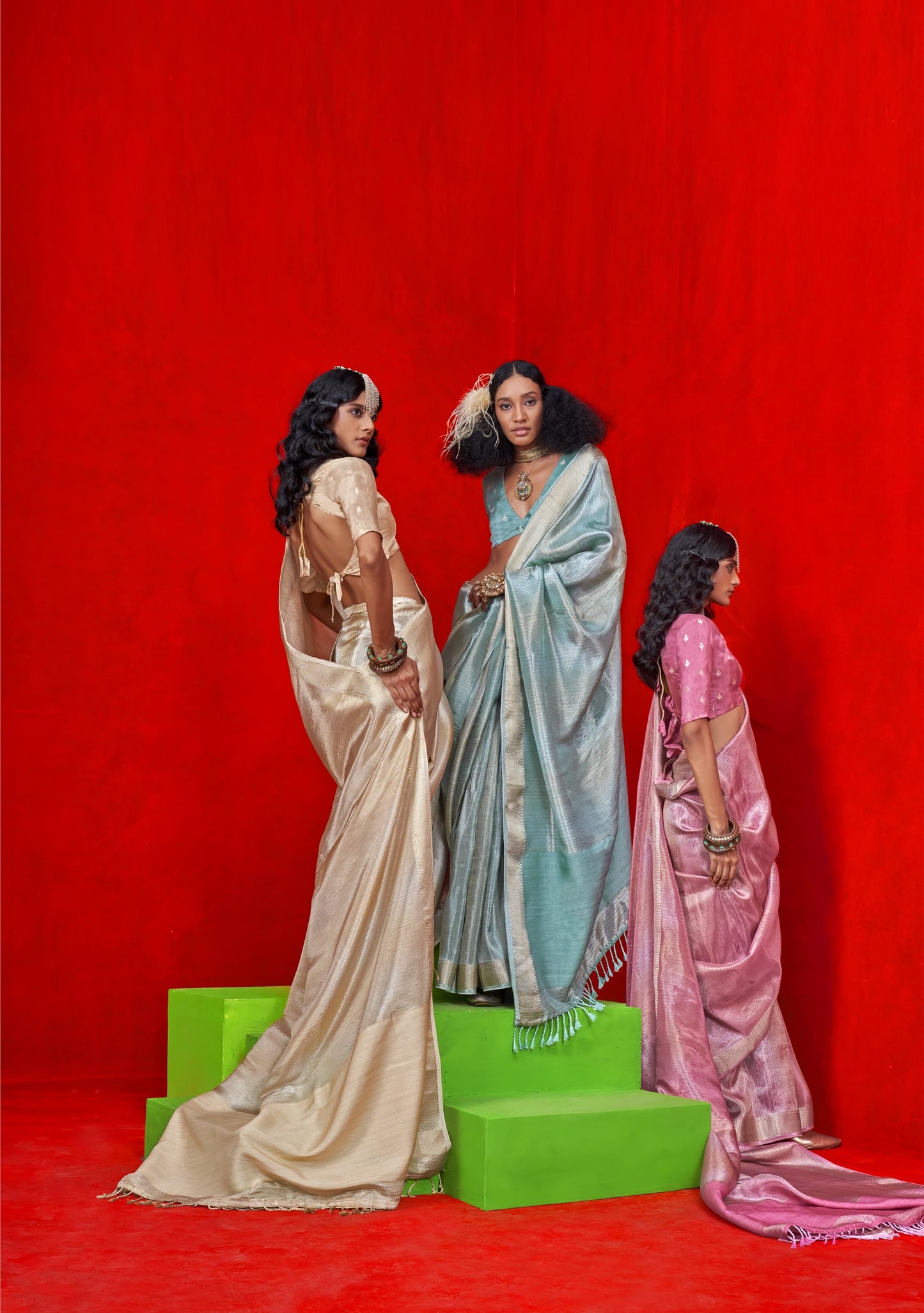 Soft tissue benarsi saree