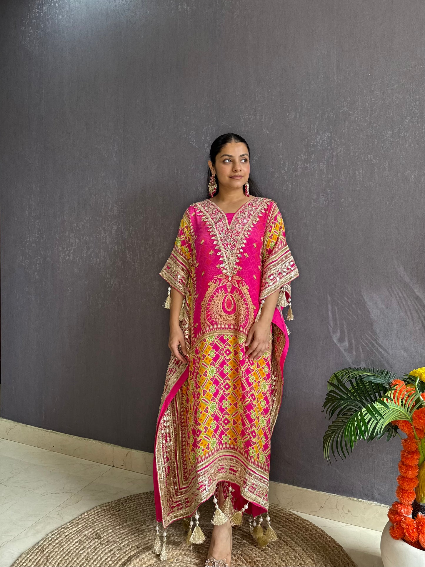 Luxurious patola kaftan set