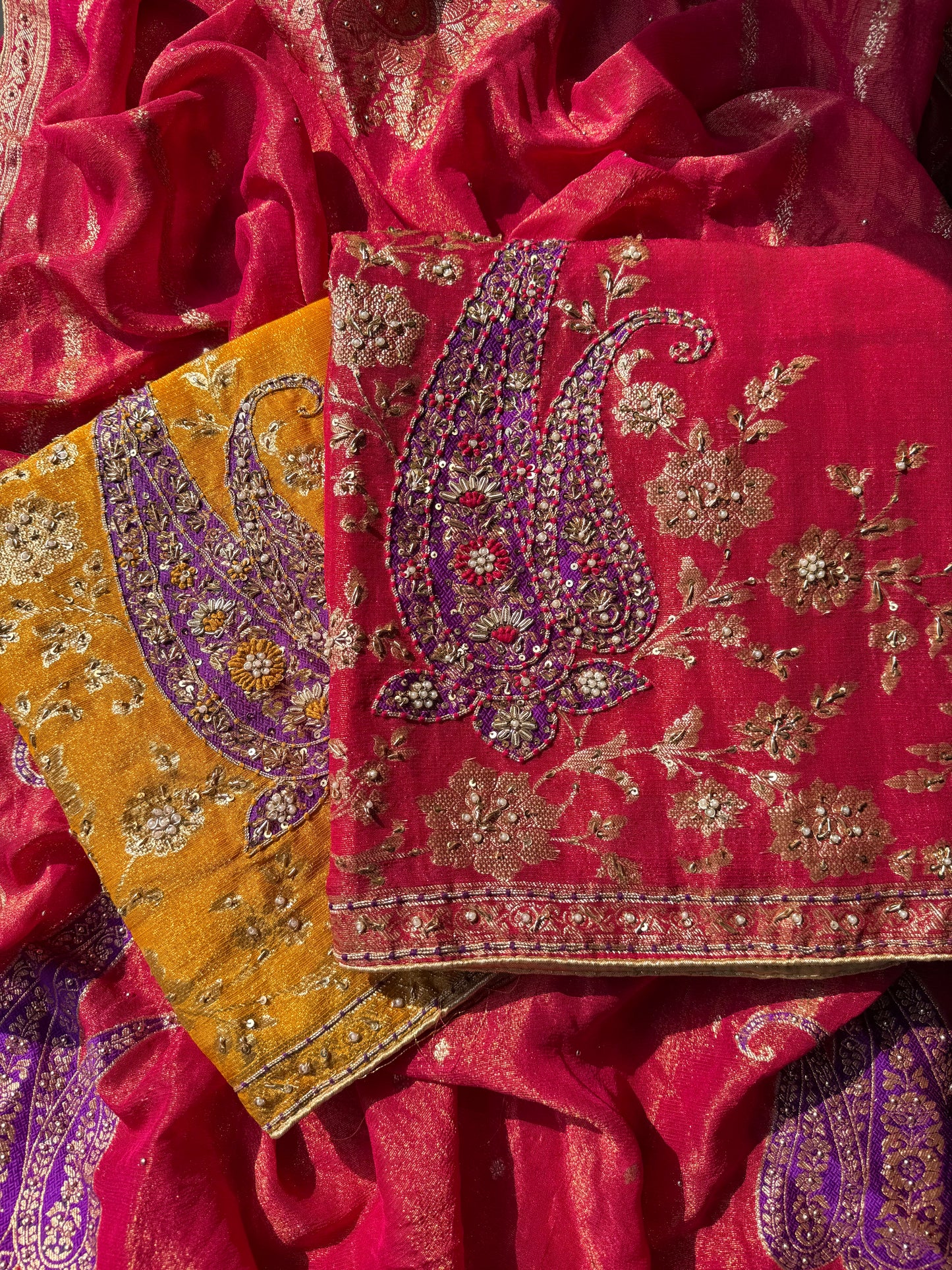 Benarsi zardozi suit