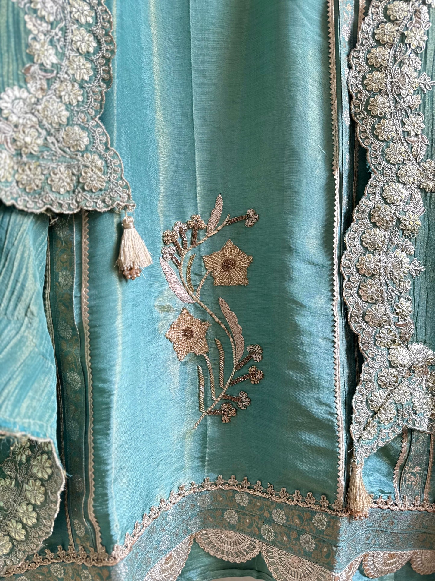 Luxurious Benarsi Tissue silk suit