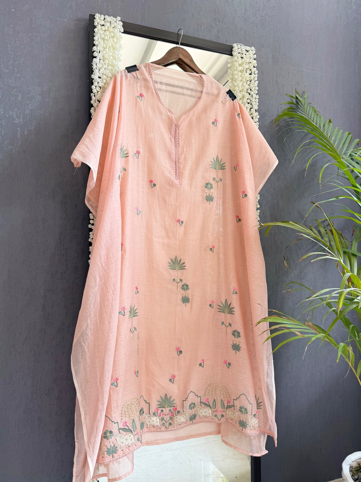 Luxurious Mul chanderi pichwai suit