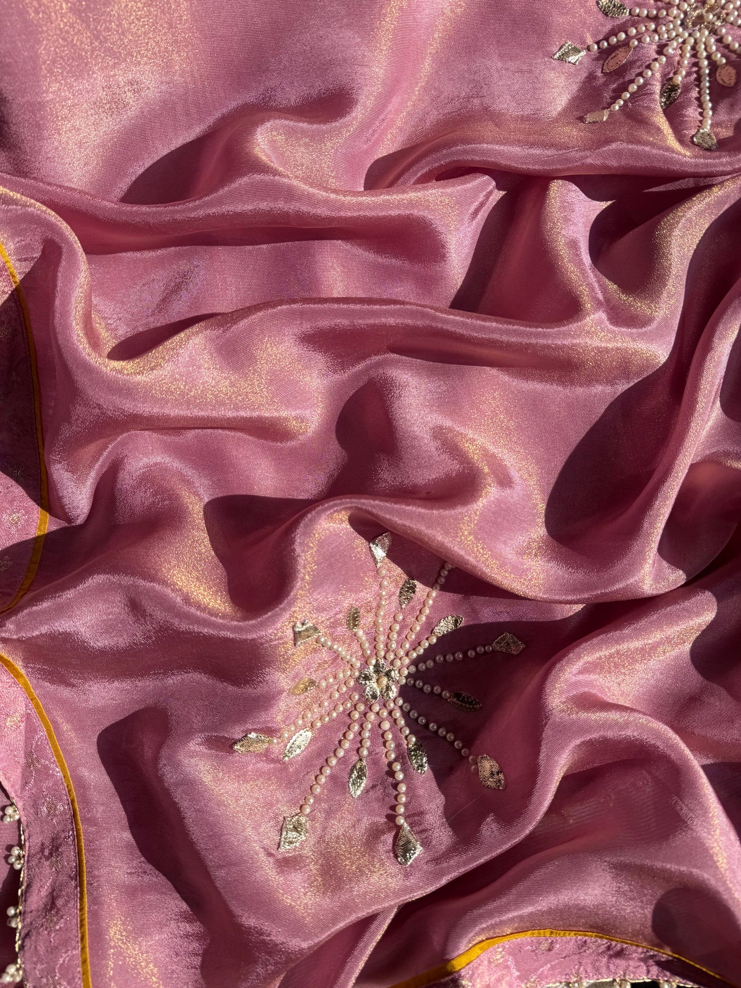 Pearl Benarsi Tissue silk suit