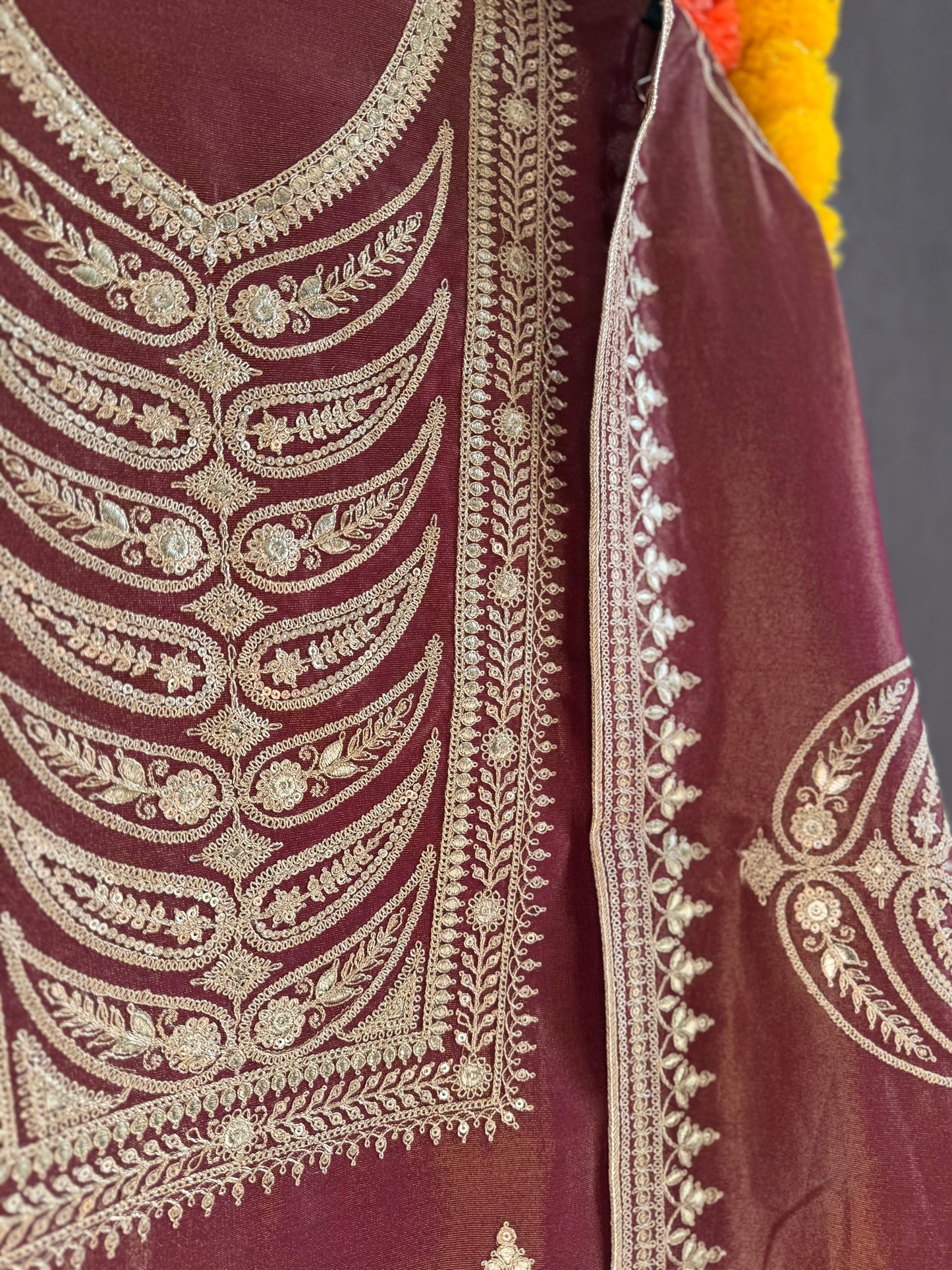 Luxurious Tissue silk suit