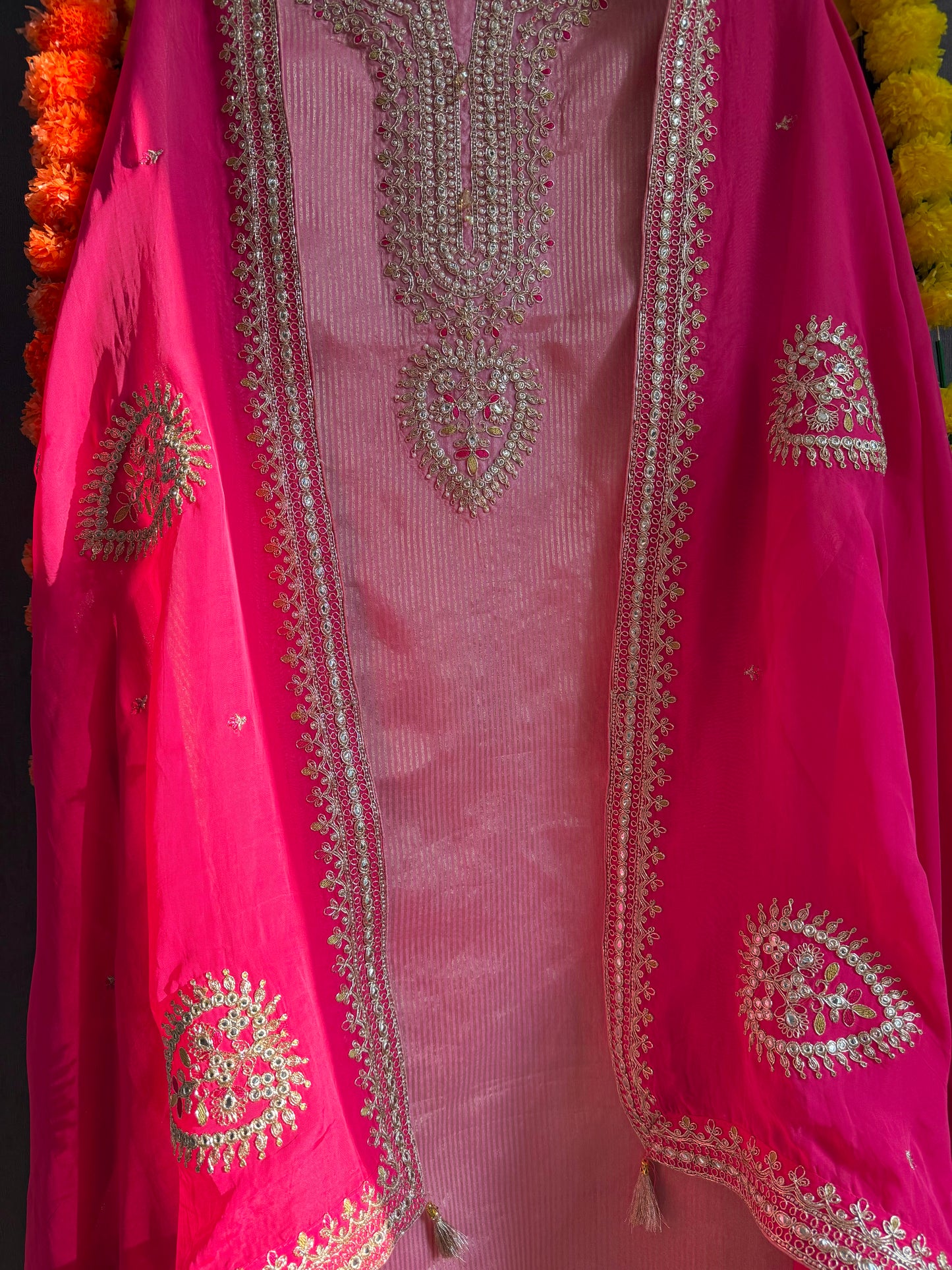 Luxurious Marori aari work suit