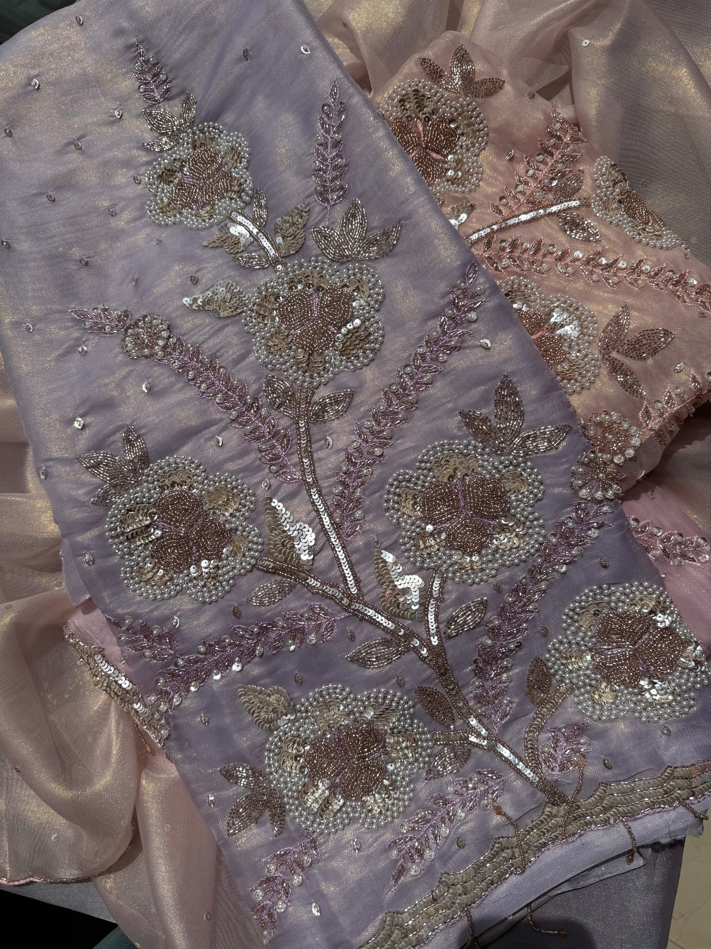 Glass tissue handwork suit