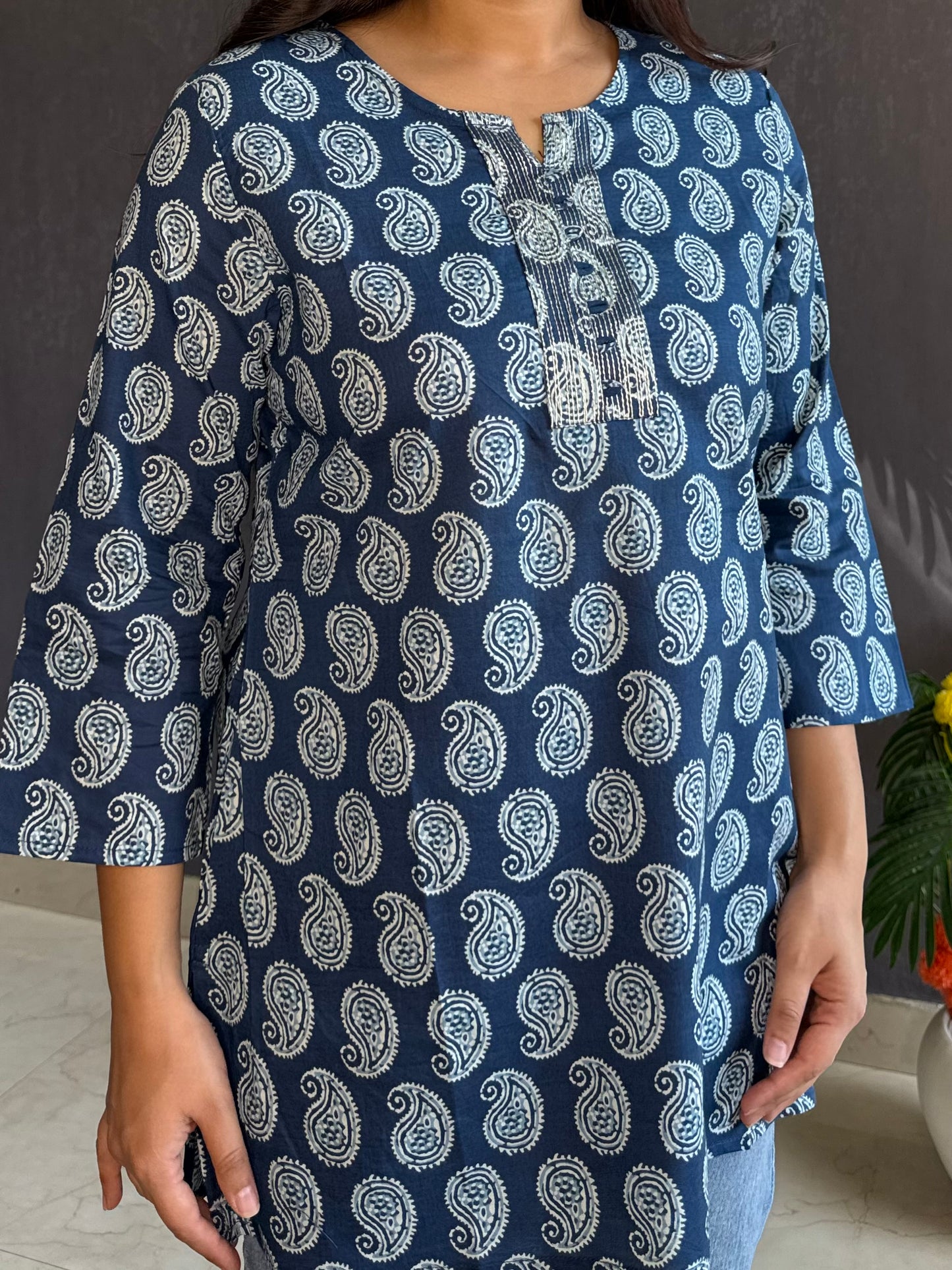 Paisley Printed short kurtas