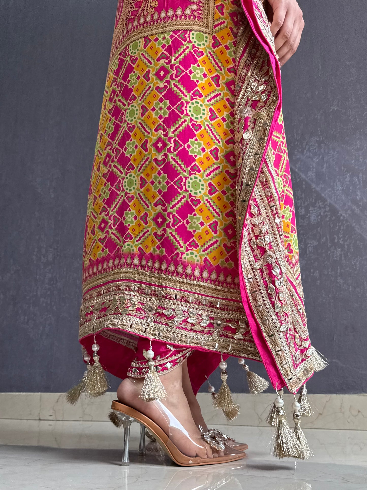 Luxurious patola kaftan set
