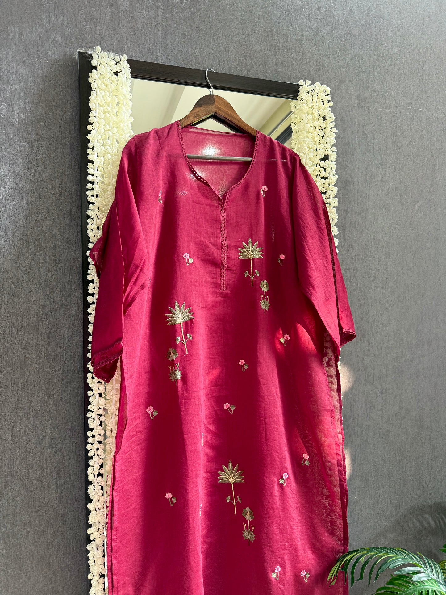 Luxurious Mul chanderi pichwai suit