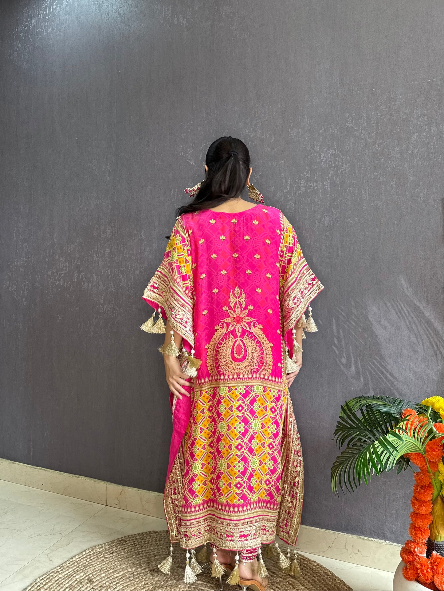 Luxurious patola kaftan set