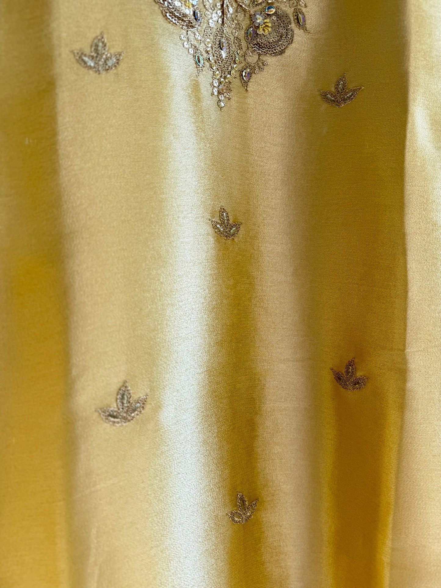 Luxurious Tissue silk aari work suit