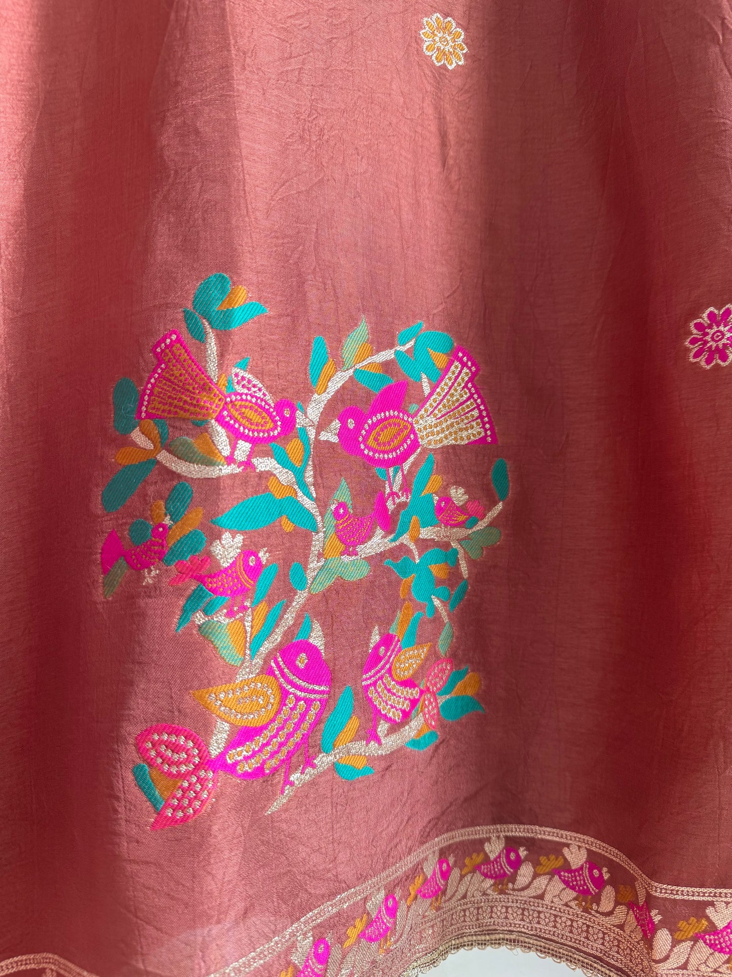 Meenakari Benarsi birds suit
