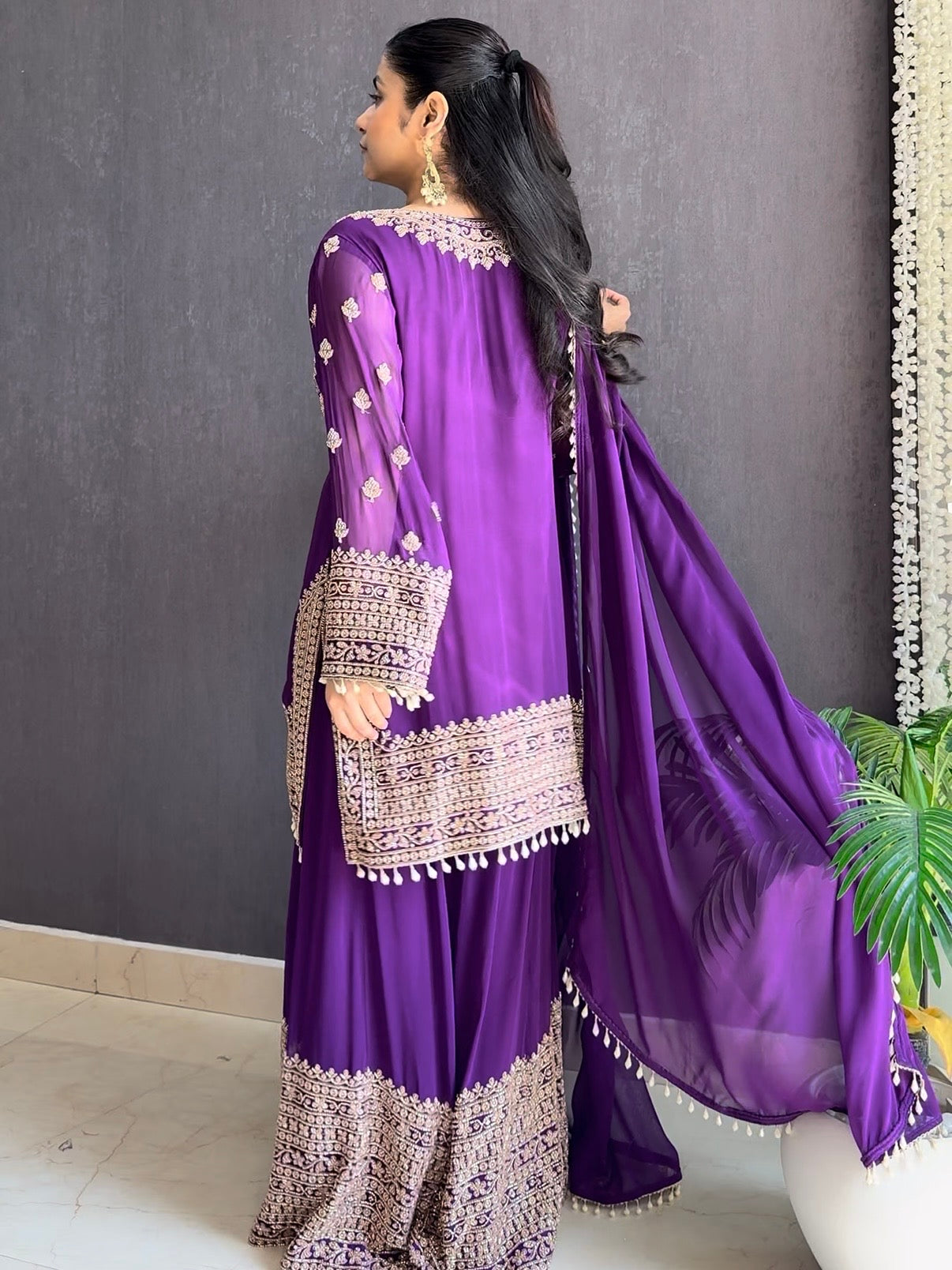 Handwork sharara set