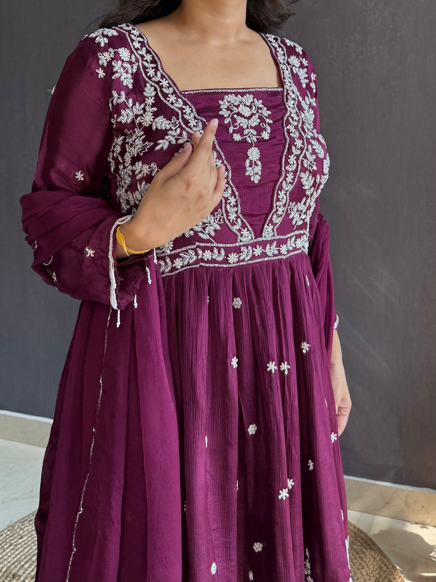 Handwork sharara set