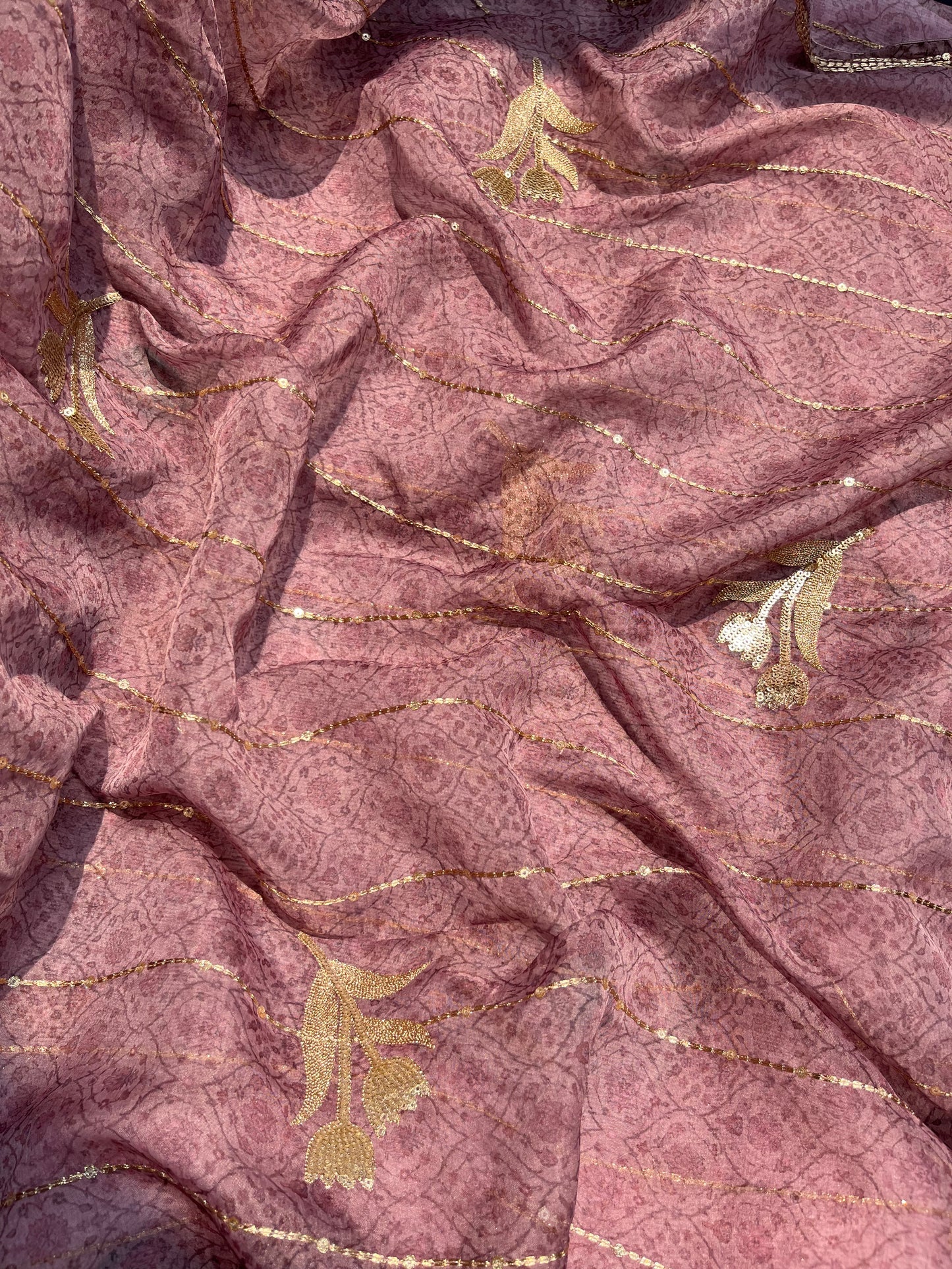 Marori aari work jacquard suit