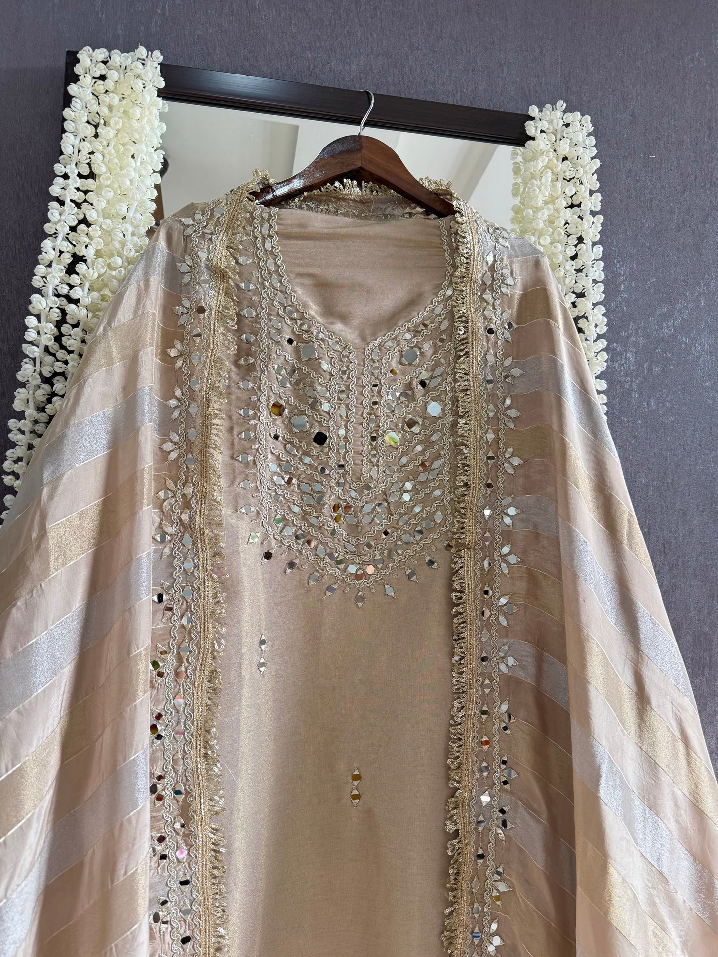 Luxurious Mirrorwork suit