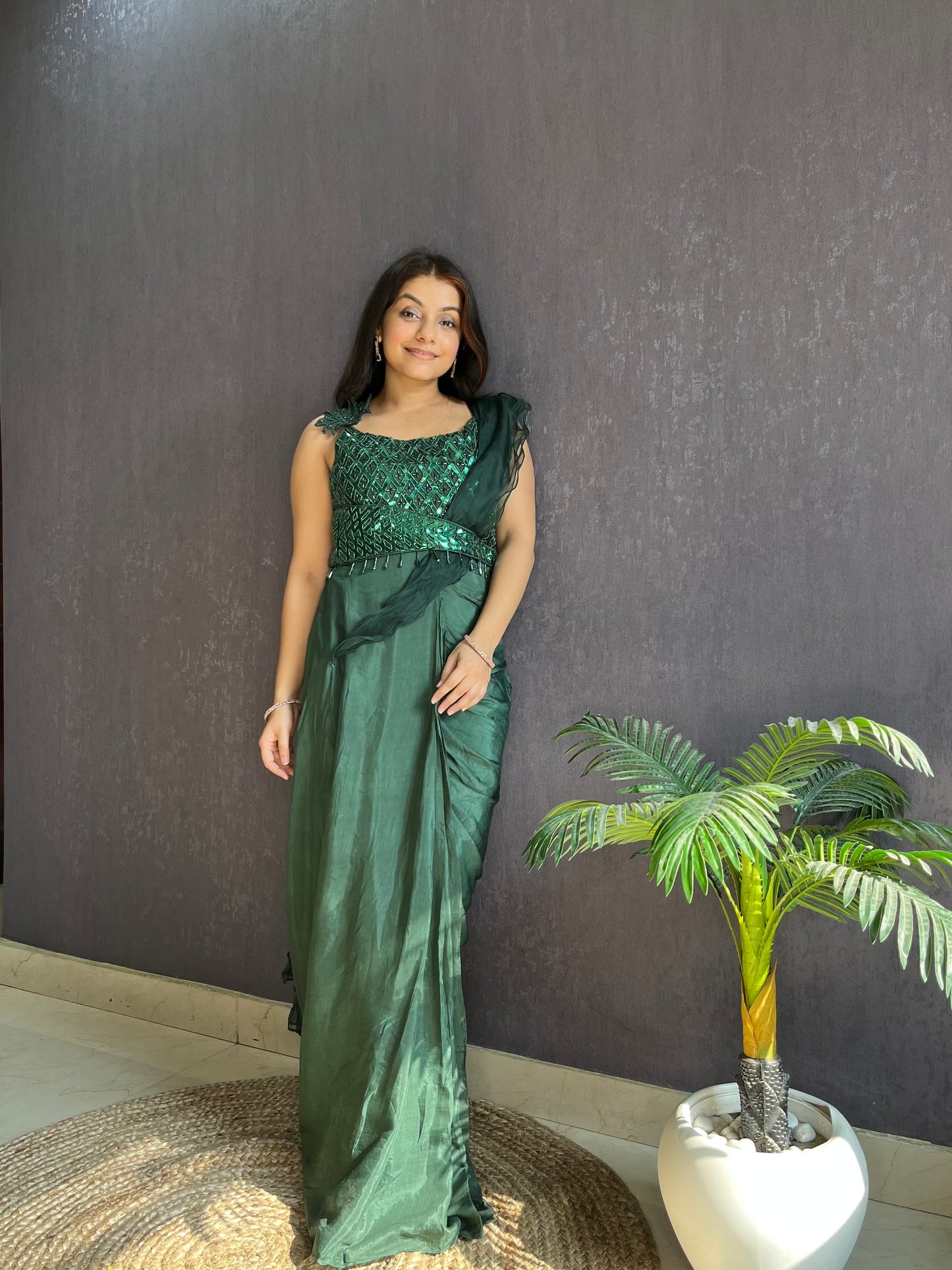 Draped Gown Saree