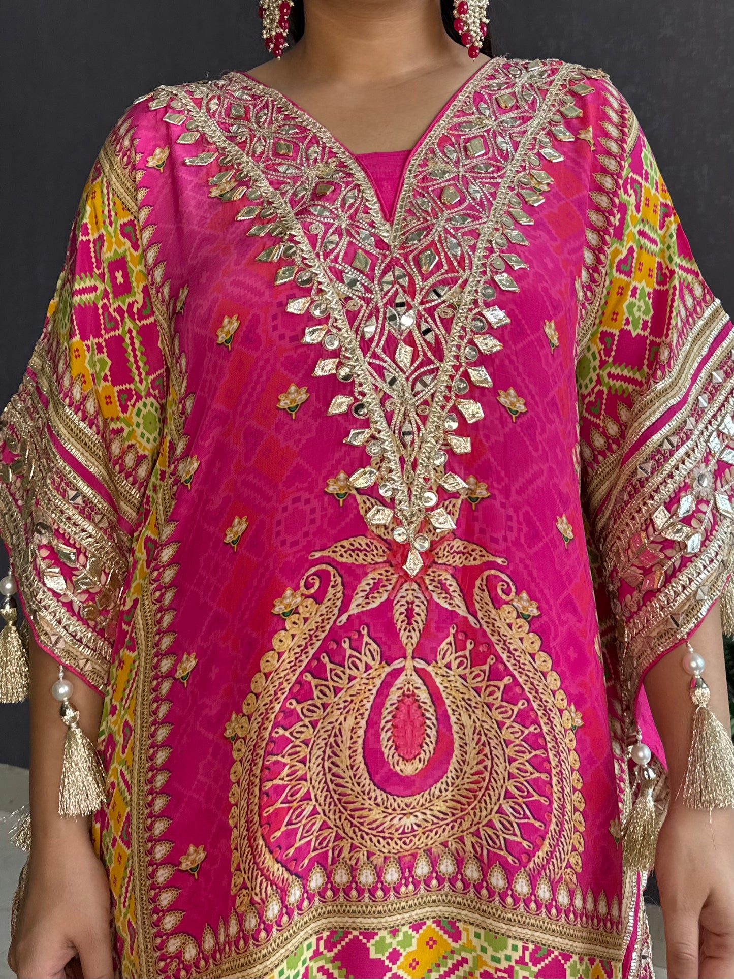 Luxurious patola kaftan set