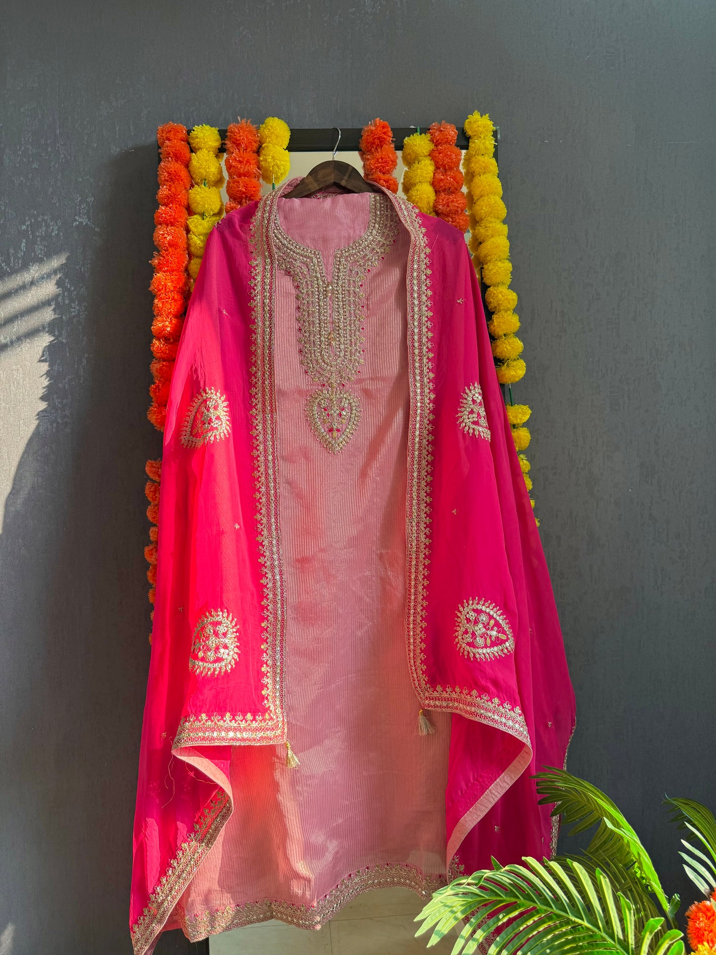 Luxurious Marori aari work suit