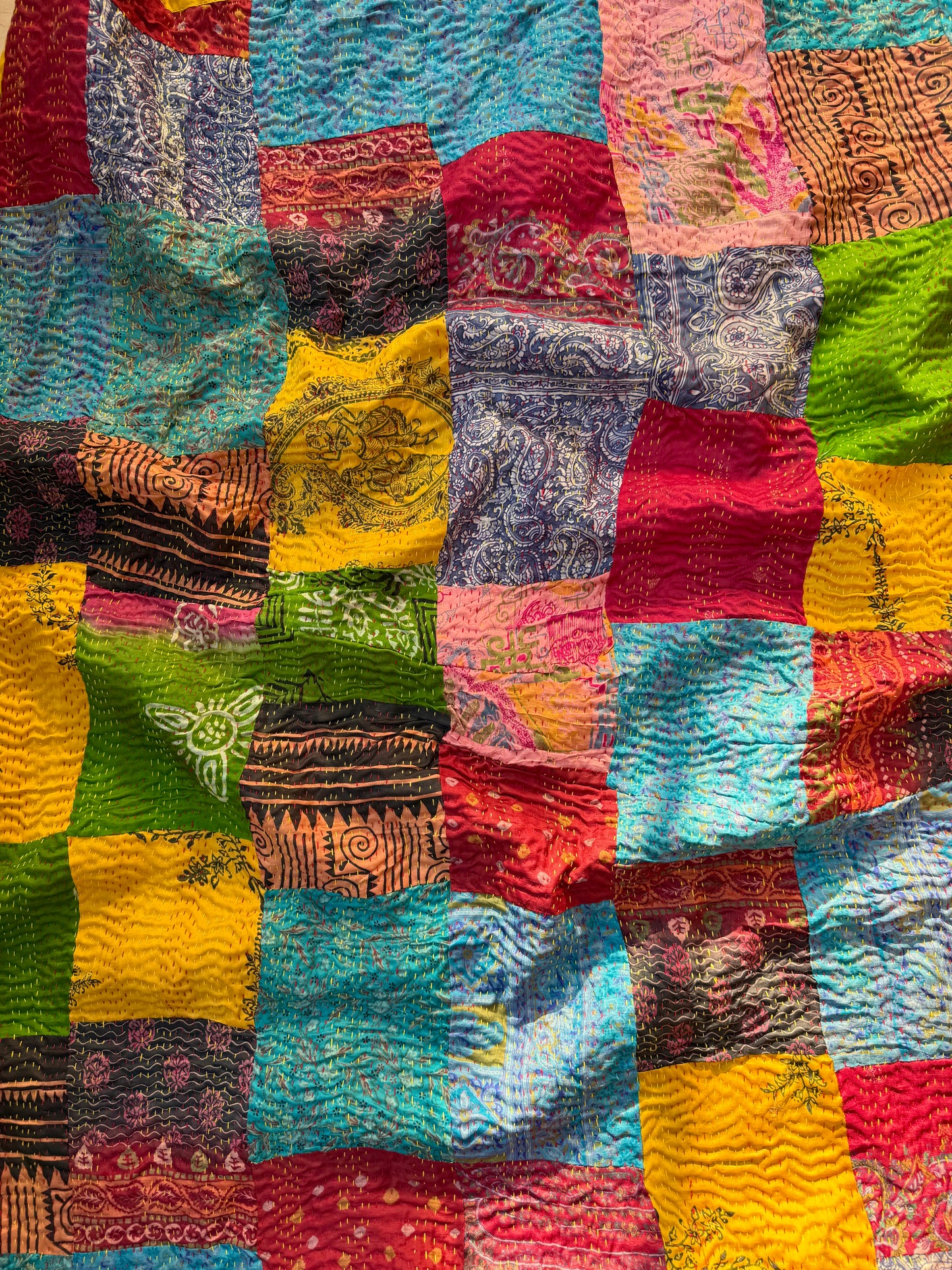 Pure cotton kantha patchwork suits