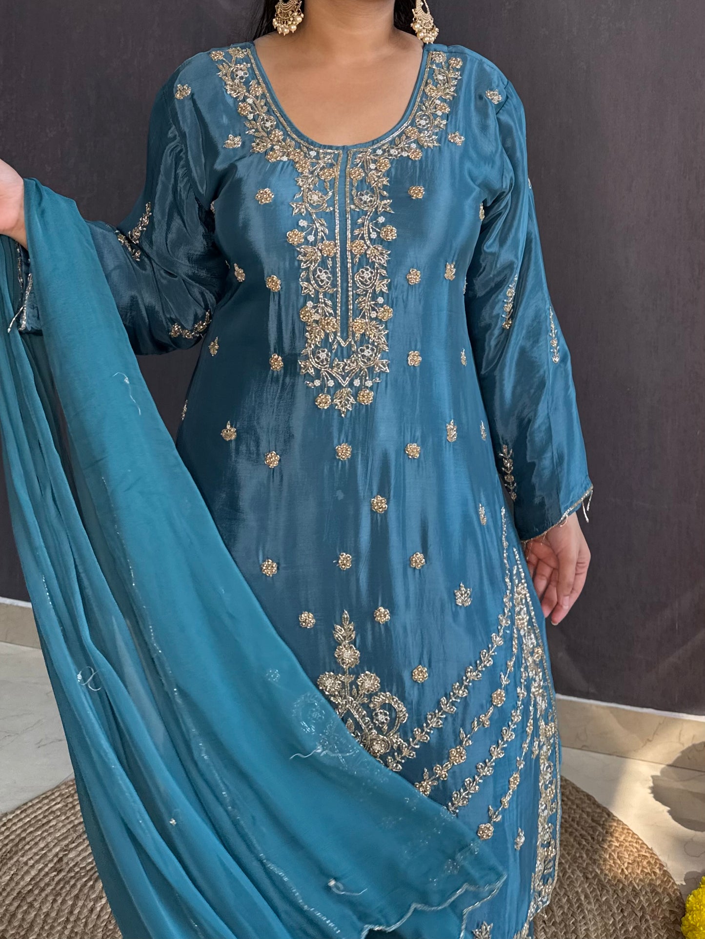 Handwork sharara set