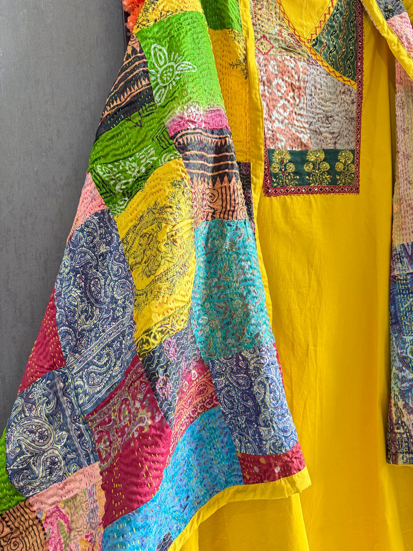 Pure cotton kantha patchwork suits