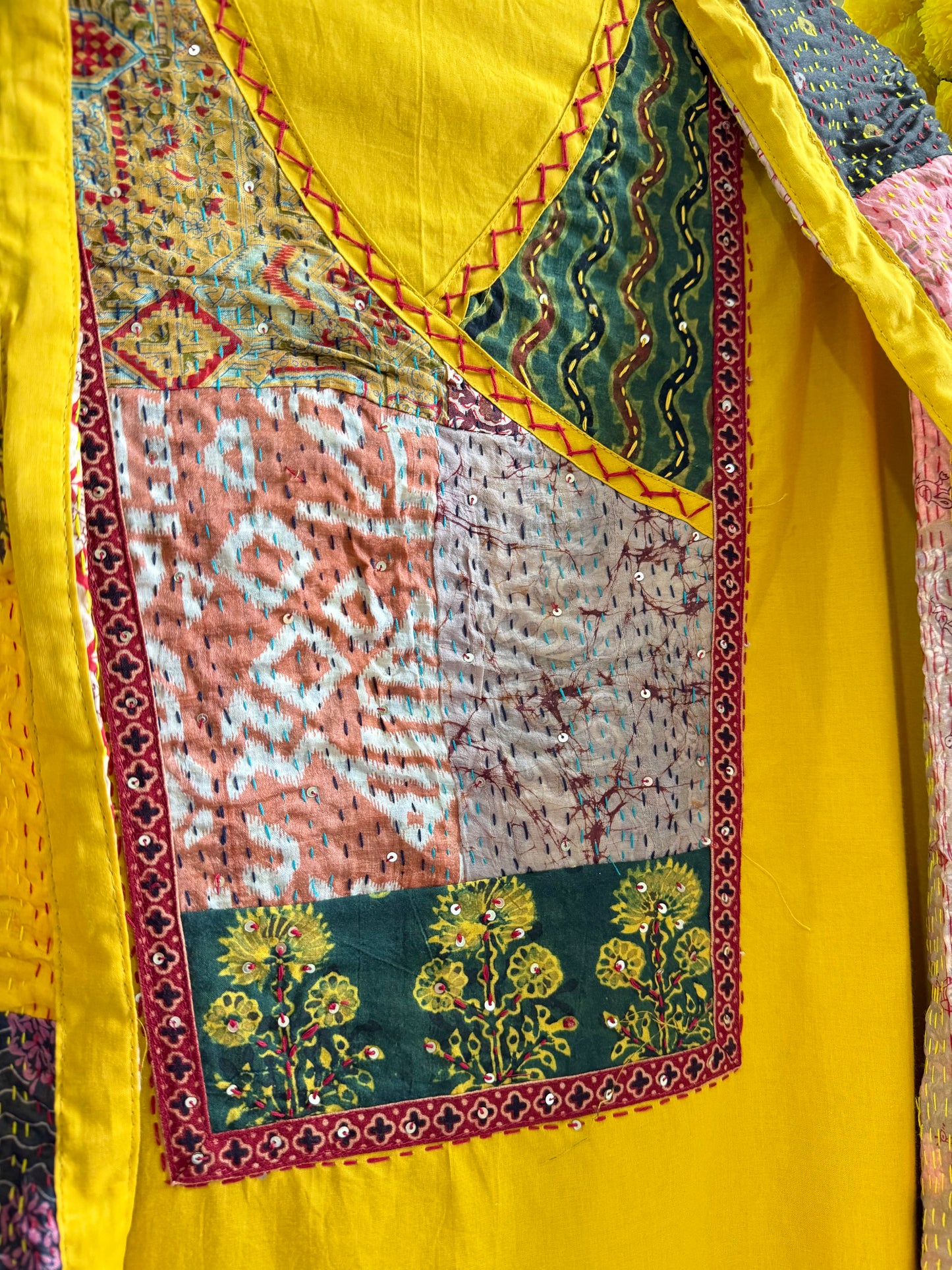 Pure cotton kantha patchwork suits