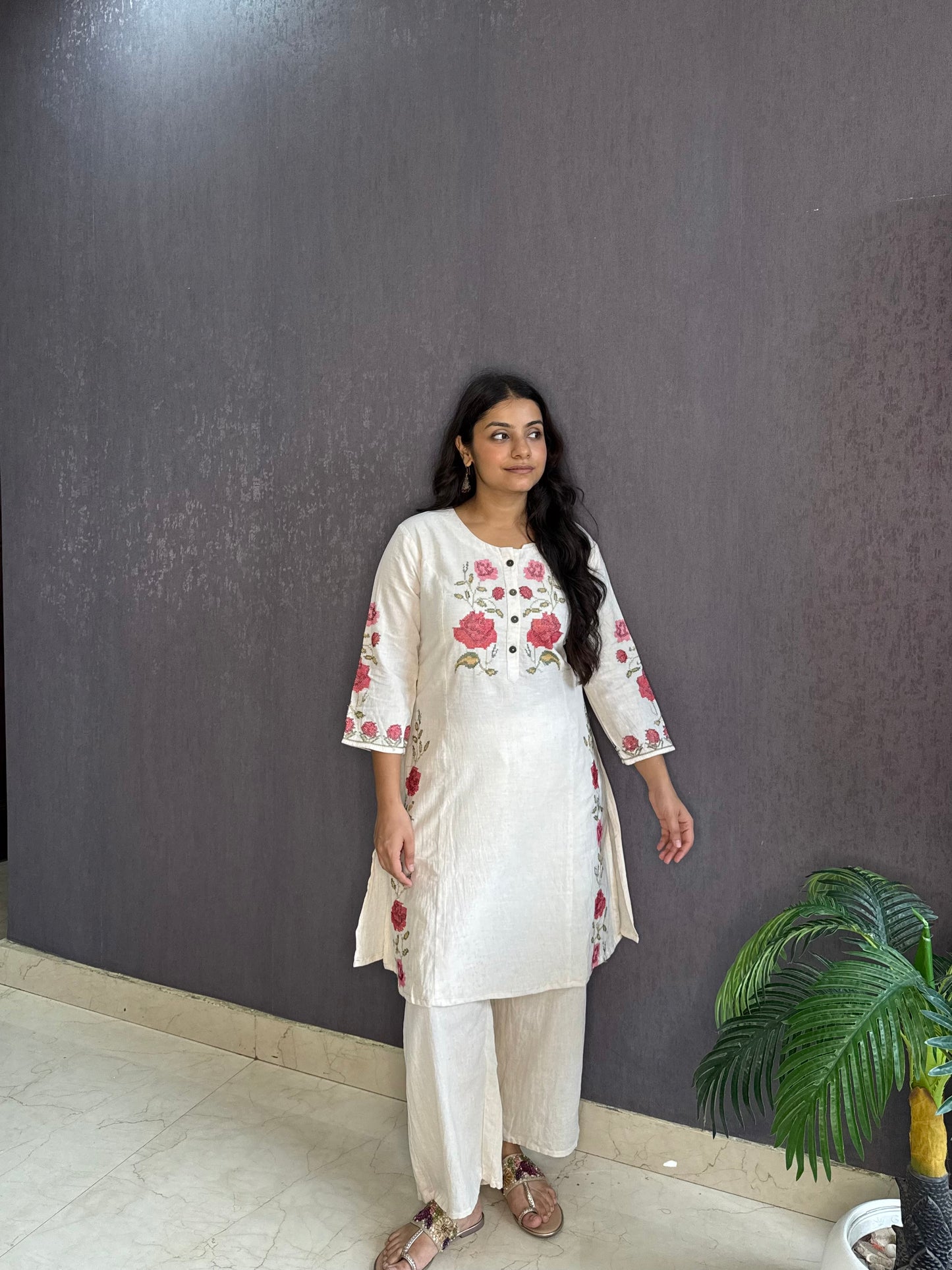 Pure cotton roses coord set