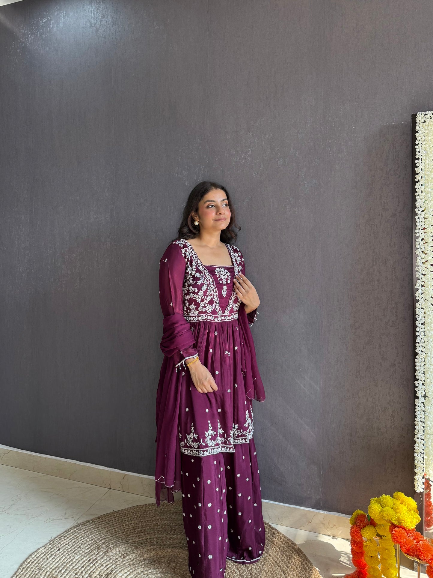 Handwork sharara set
