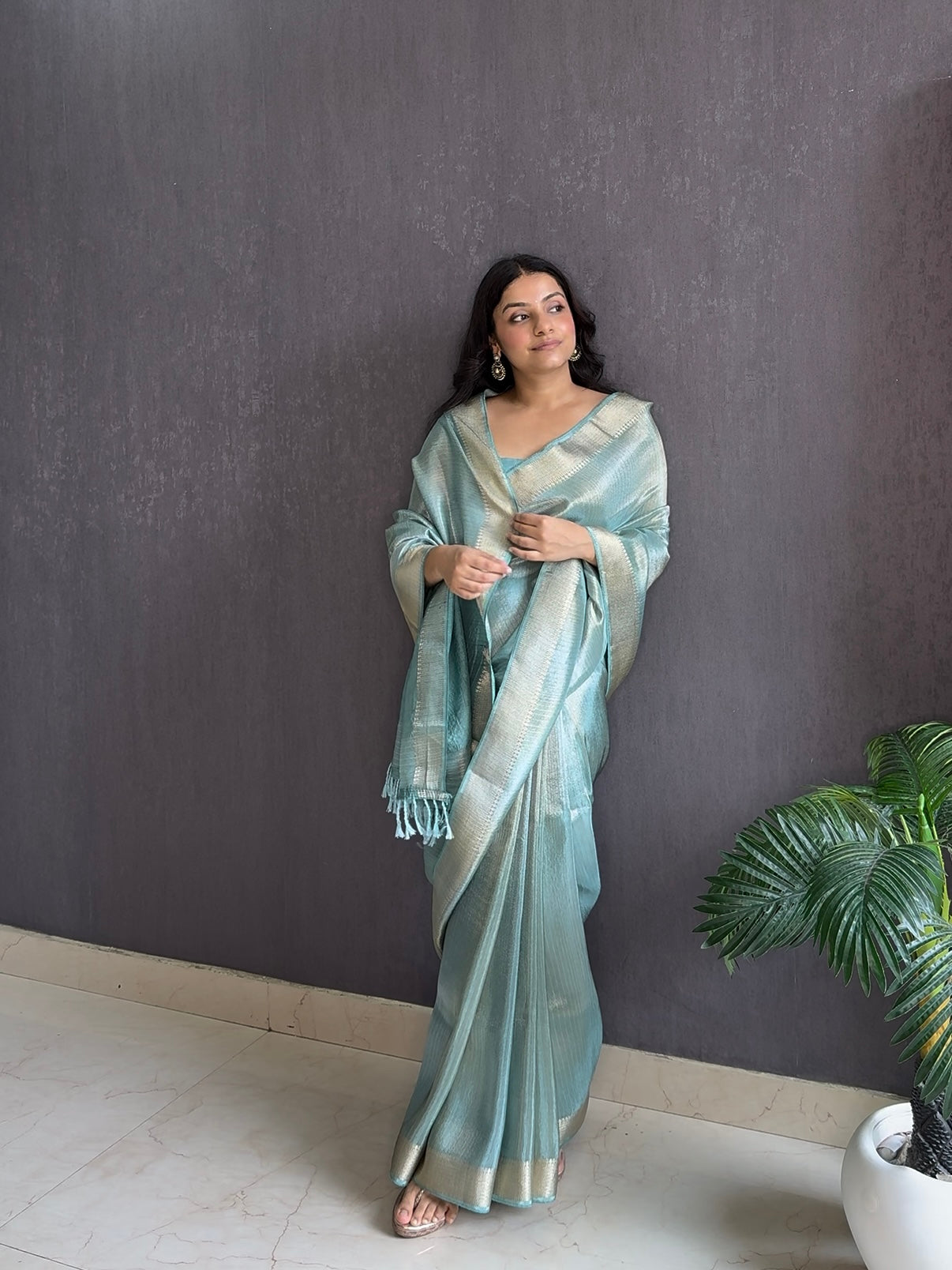 Soft tissue benarsi saree
