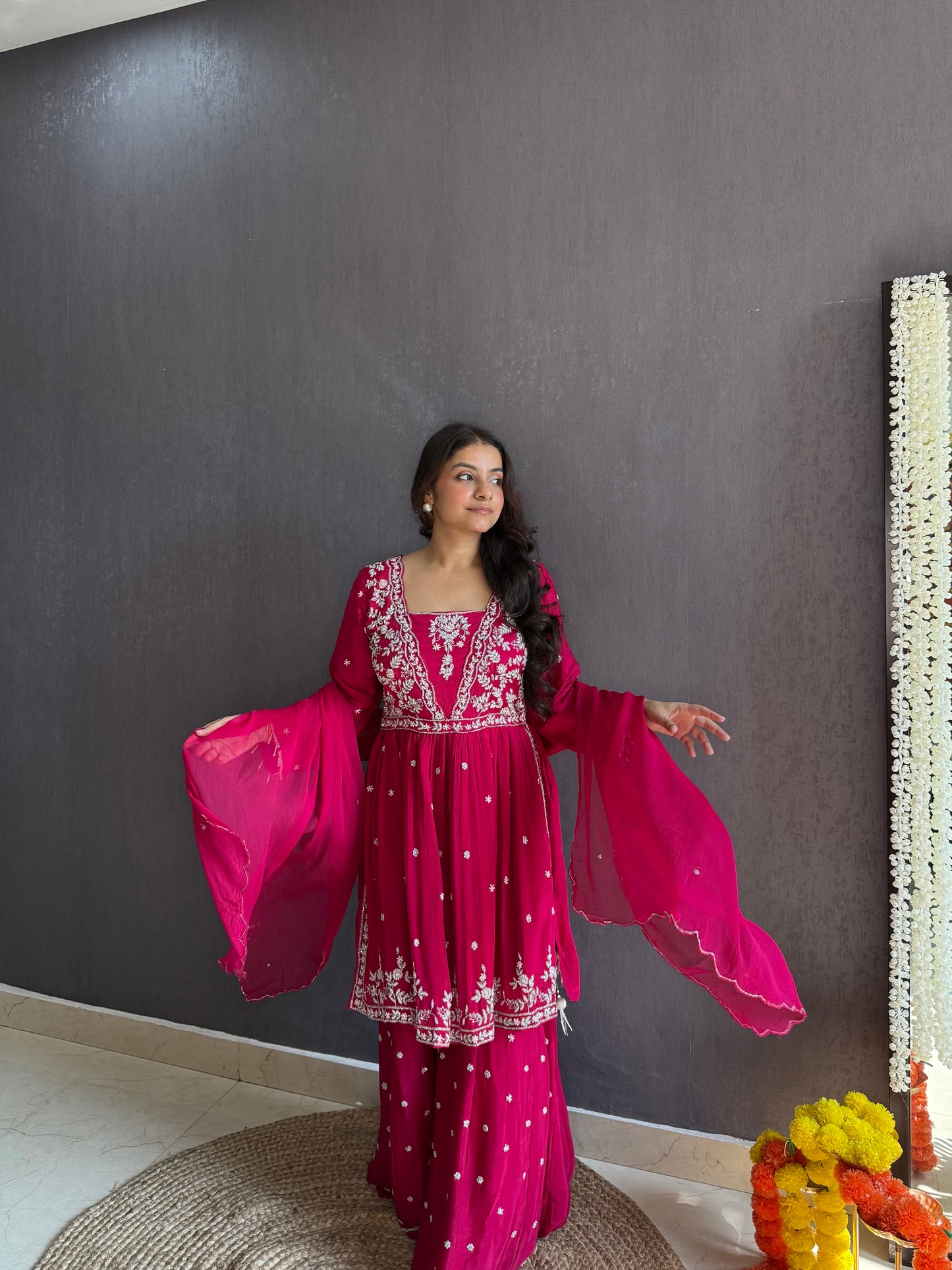 Handwork sharara set