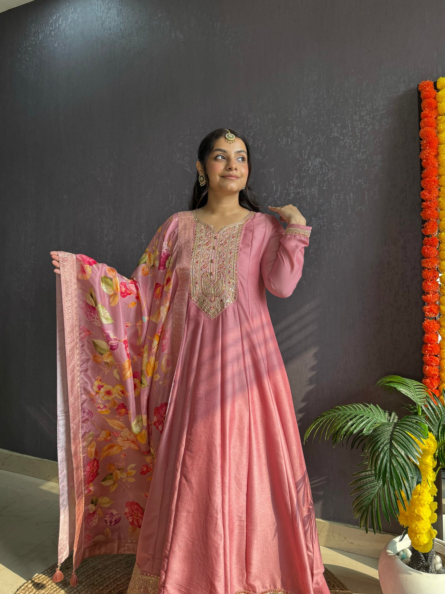 kalidaar Anarkali set