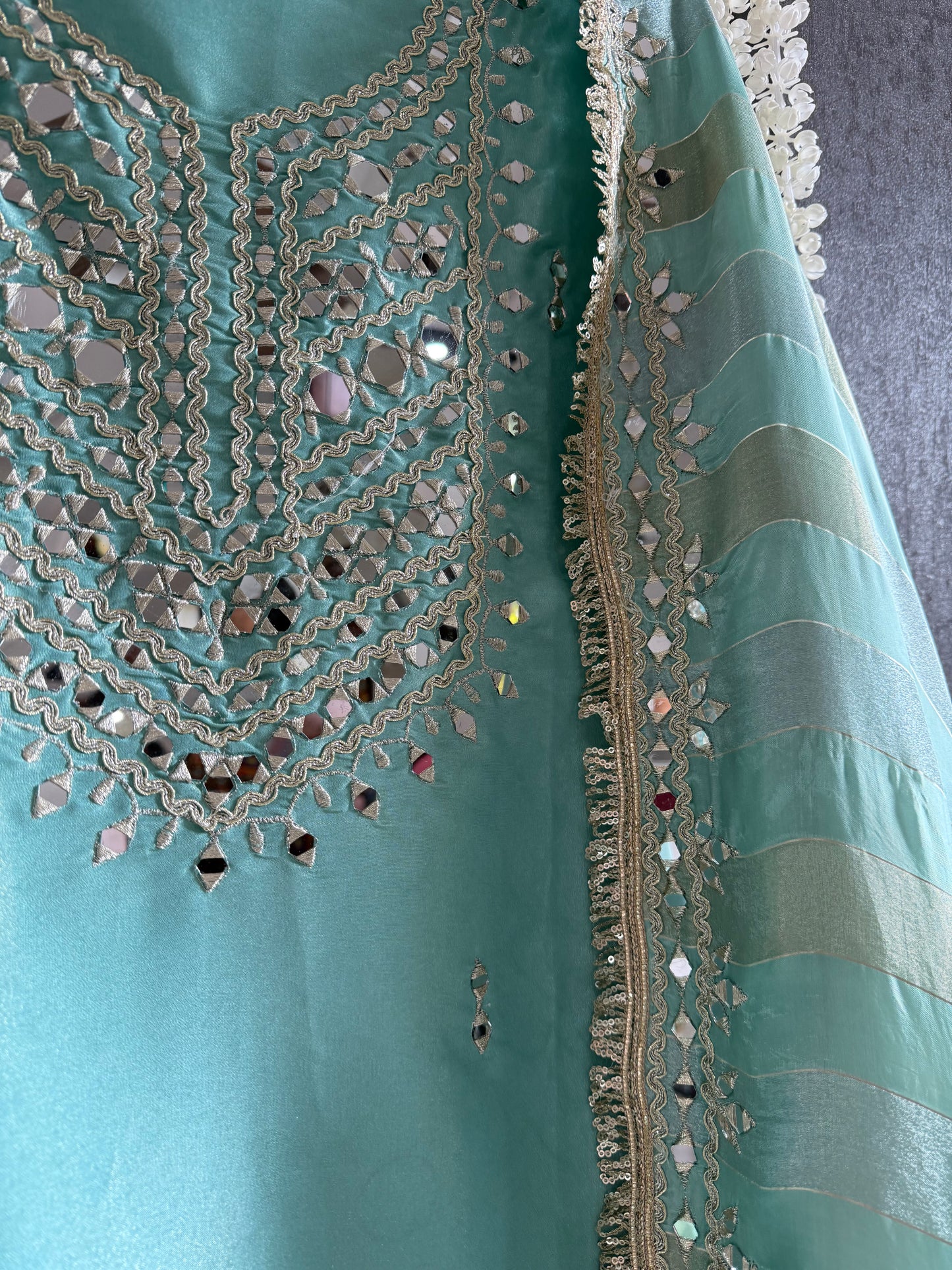 Luxurious Mirrorwork suit