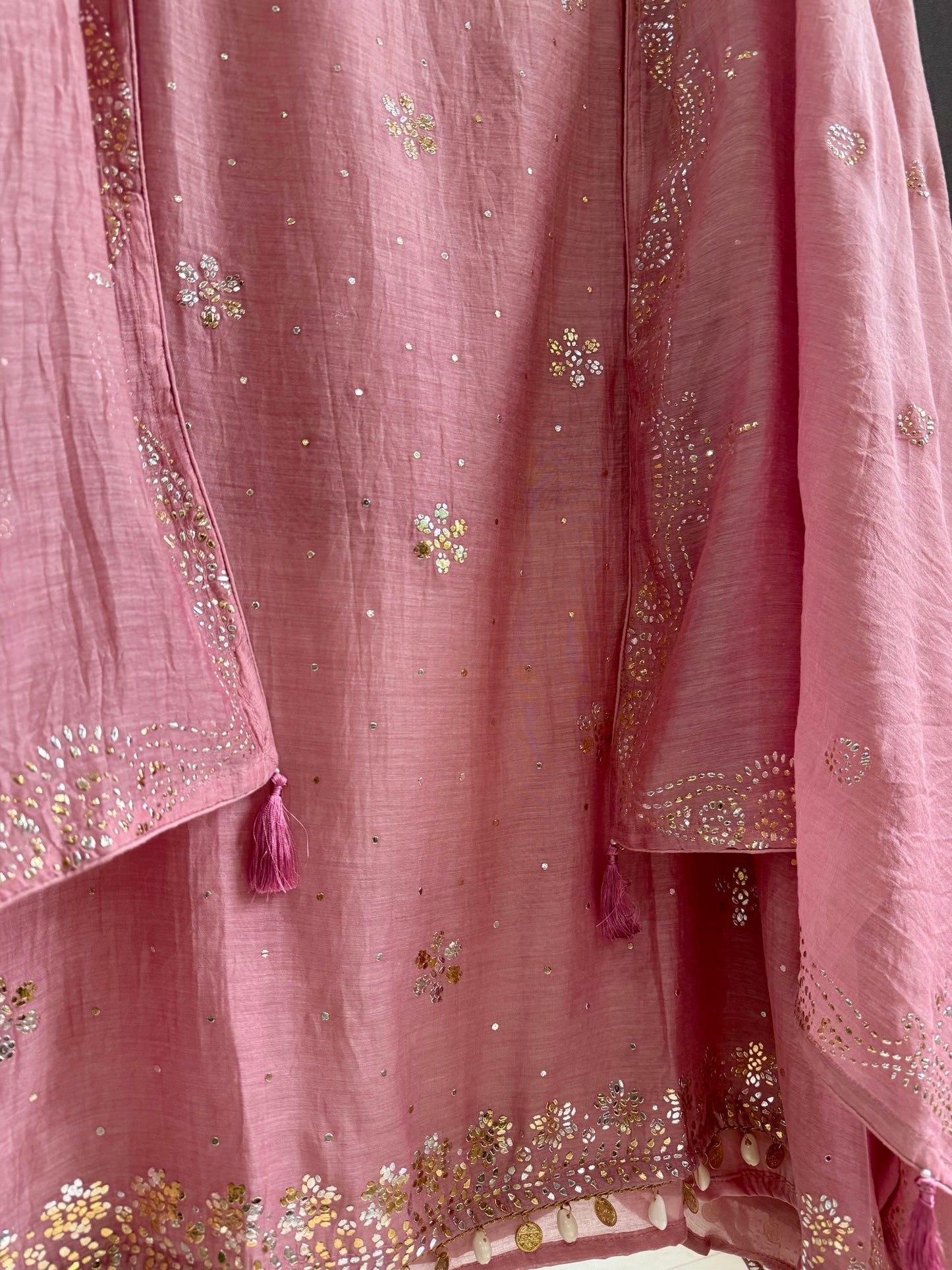 Luxurious Mul chanderi mukaish suit