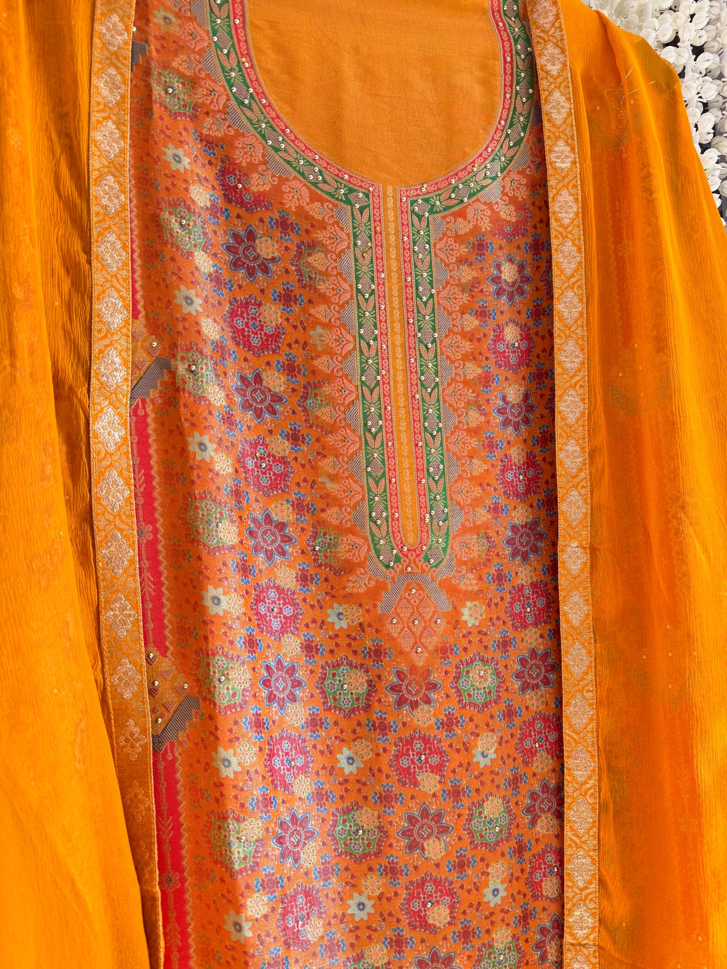 Meenakari Benarsi suit