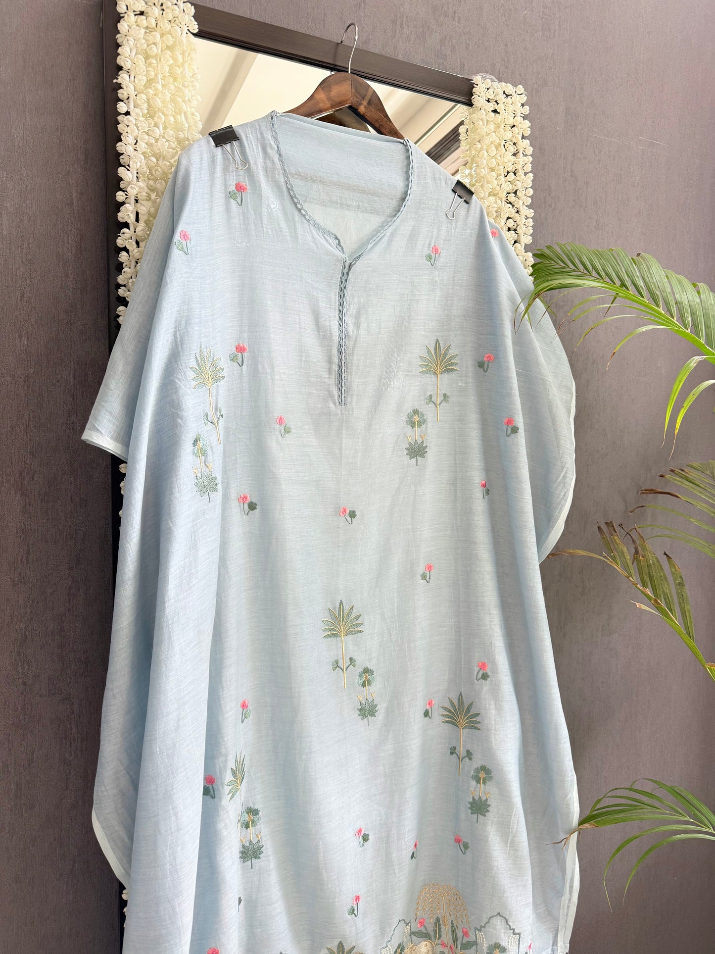 Luxurious Mul chanderi pichwai suit