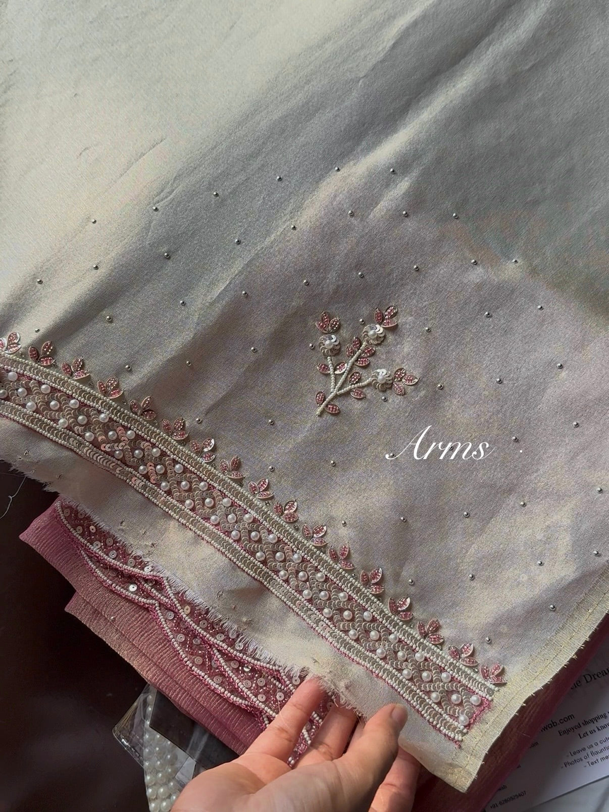 Luxurious dreamy handwork suit
