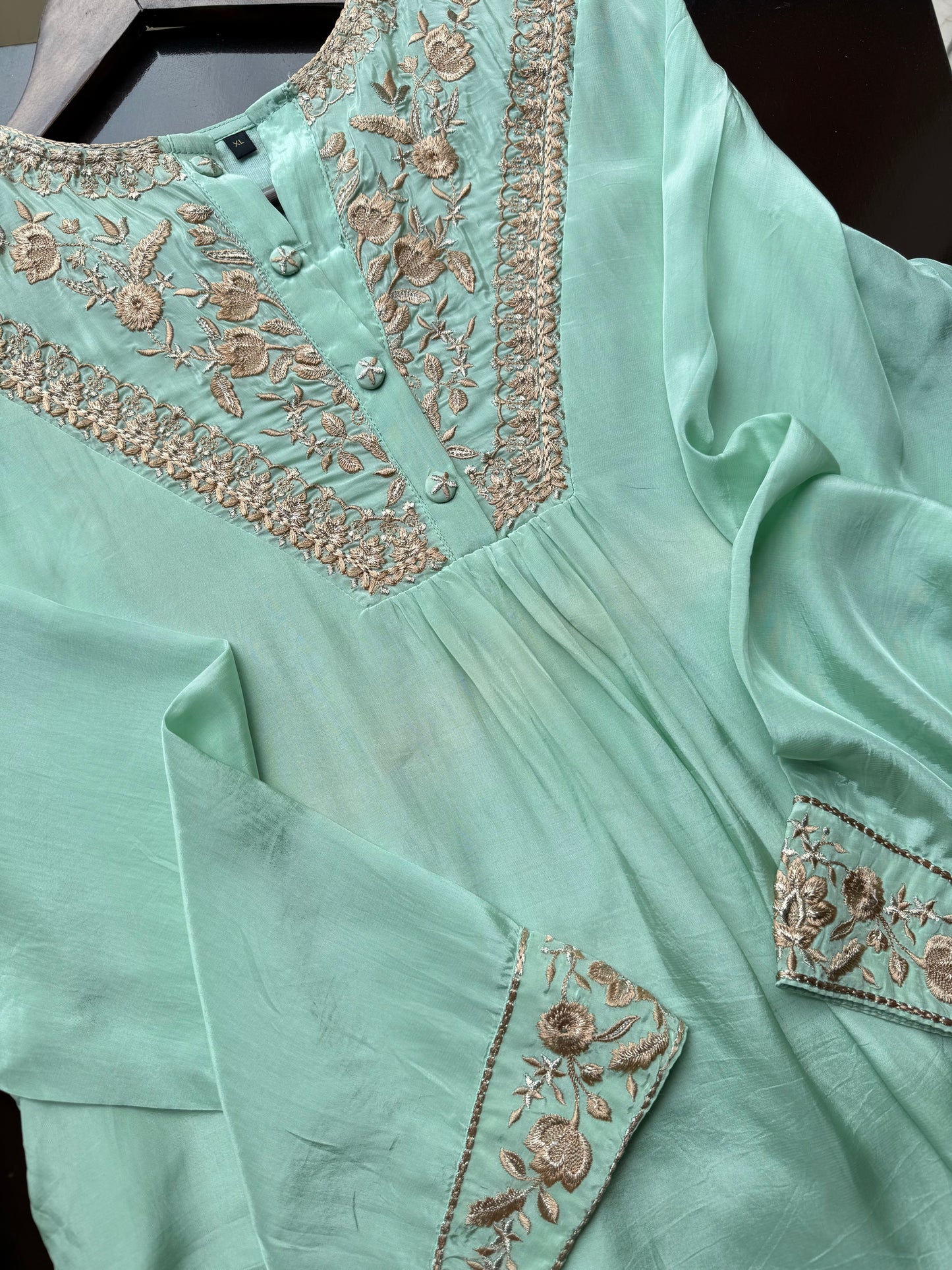 Pure crepe tulip Coord set