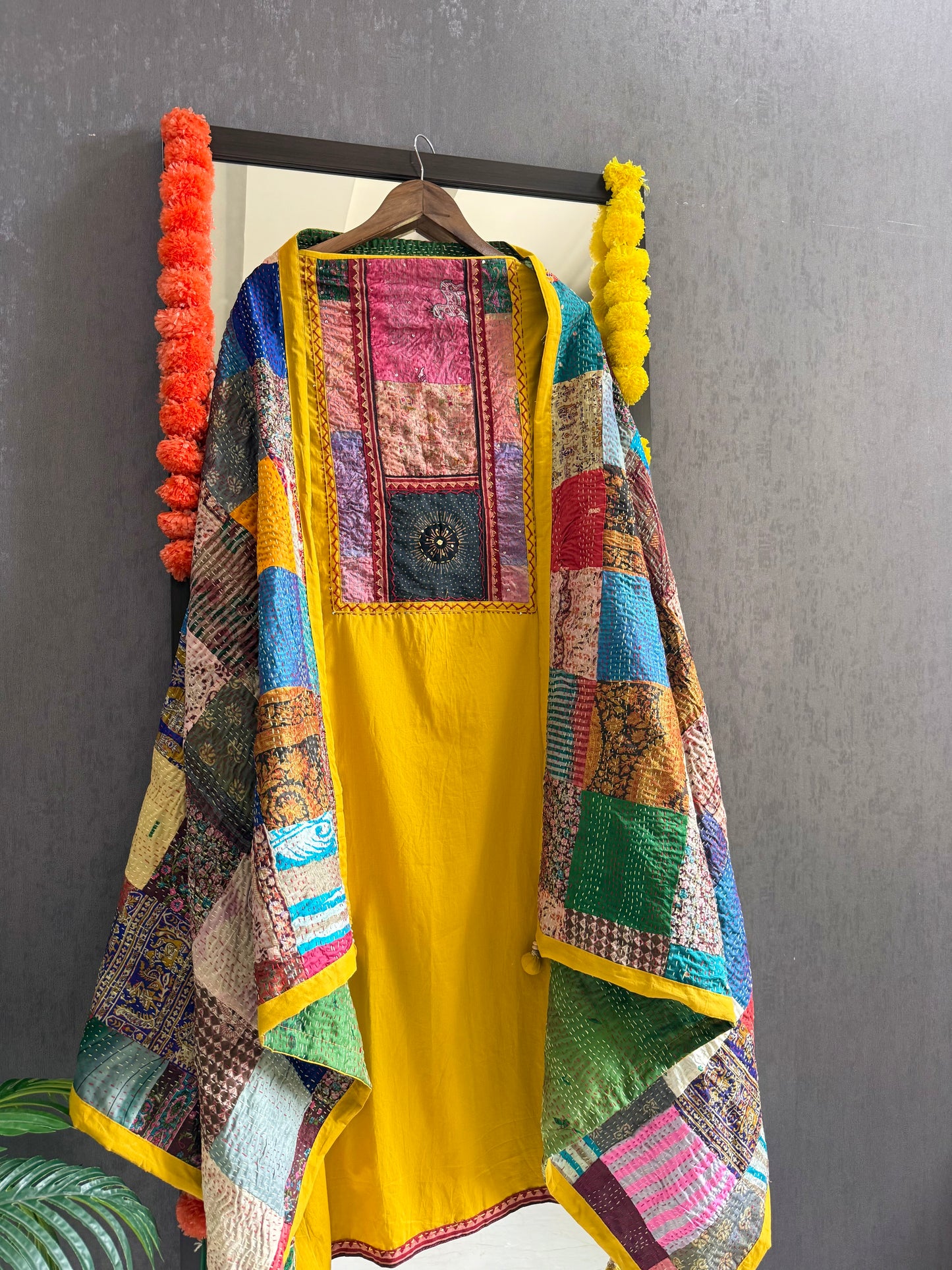 Pure cotton kantha patchwork suits