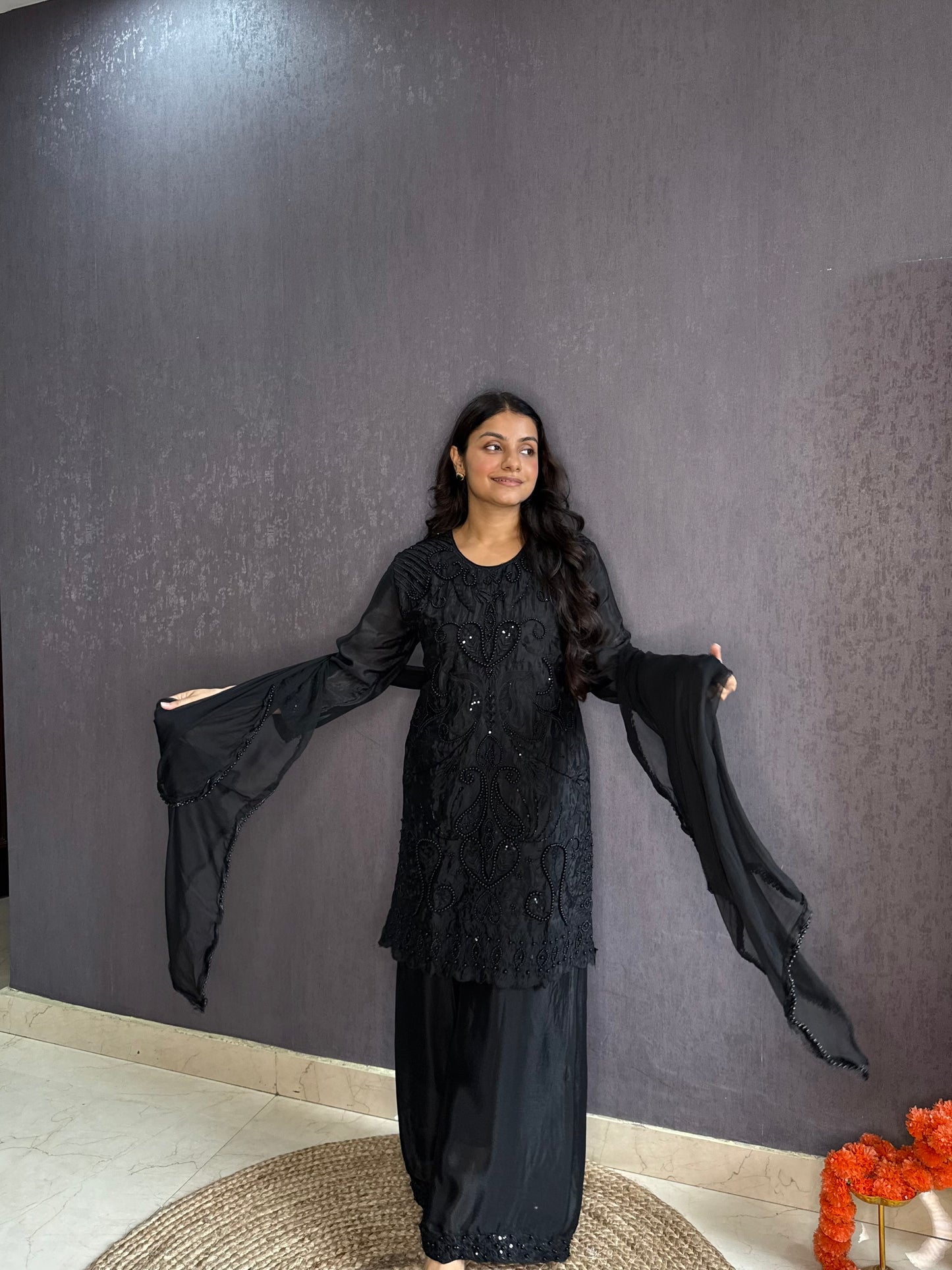 Premium handwork sharara set