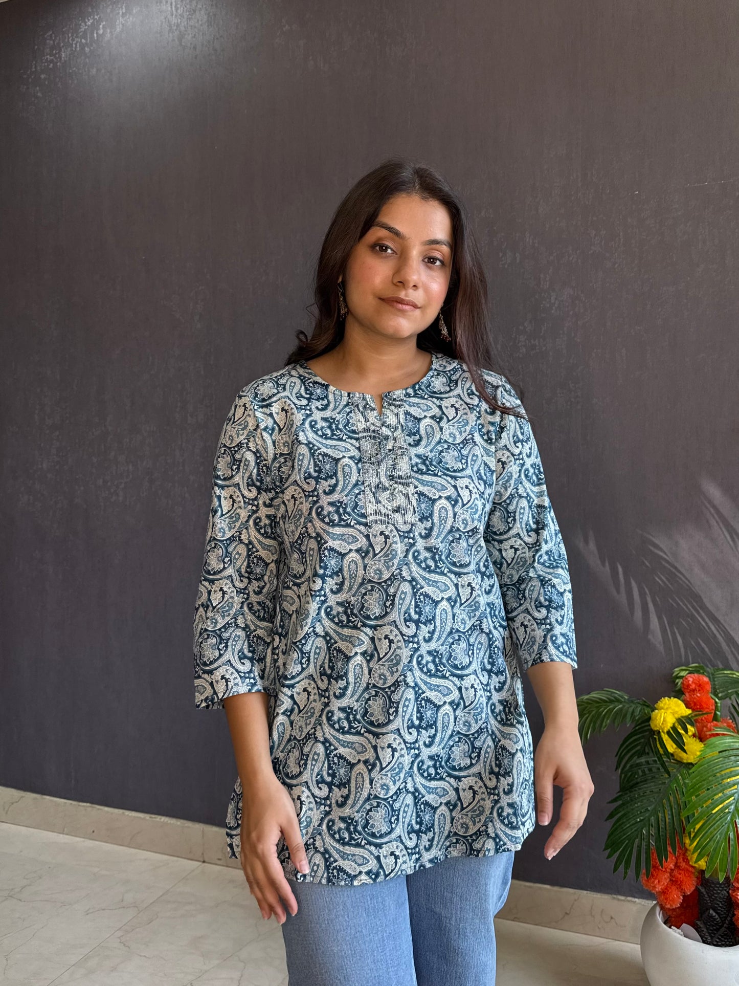 Paisley Printed short kurtas
