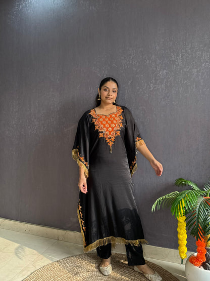 Handwork Sheesha kaftan set