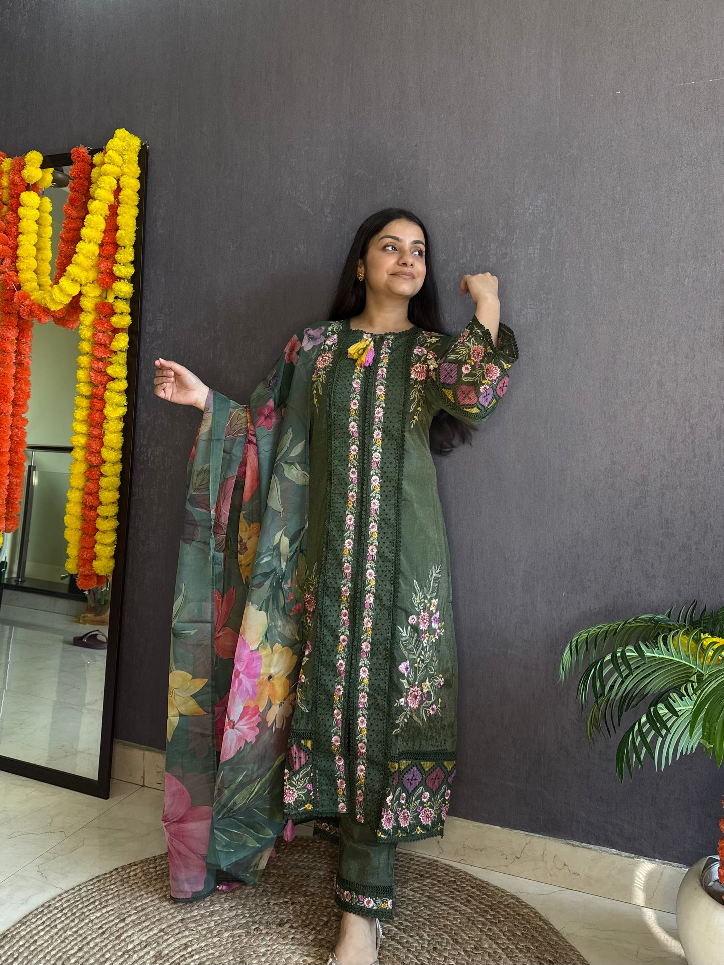 Angrakha Pakistani designer suit